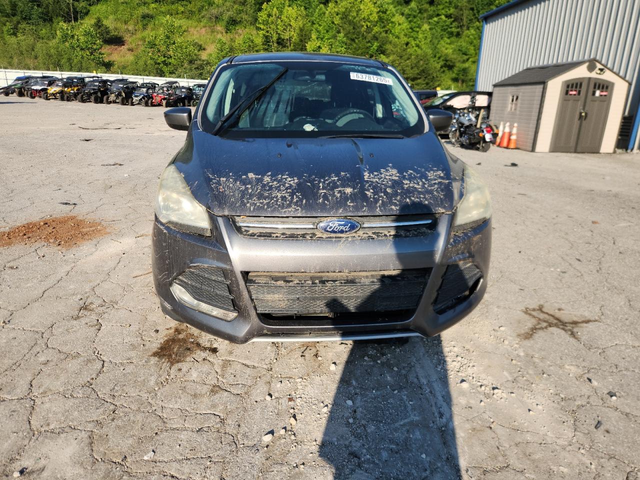 2014 Ford Escape Se Gray vin: 1FMCU0GX3EUA91586