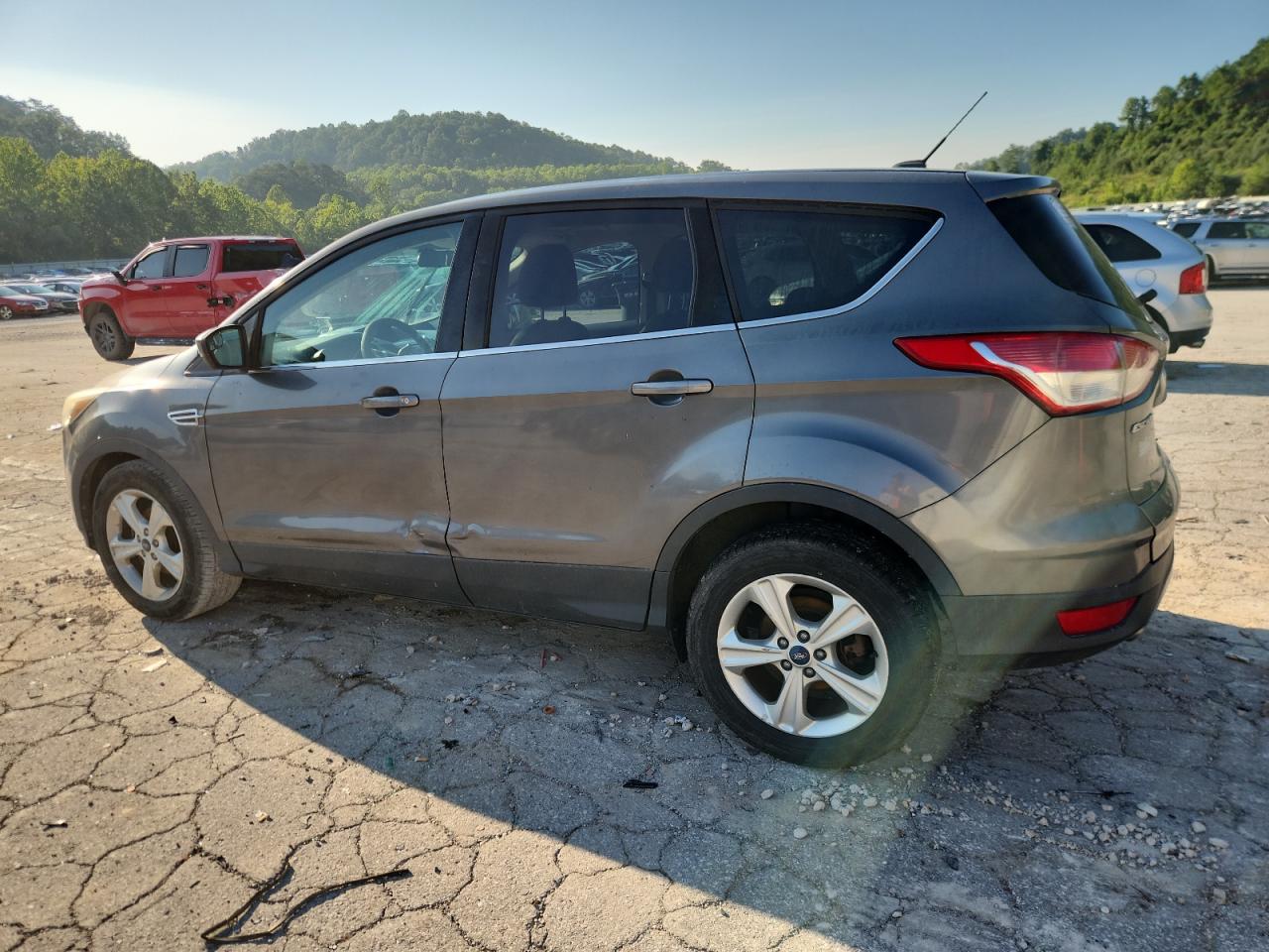 2014 Ford Escape Se Gray vin: 1FMCU0GX3EUA91586