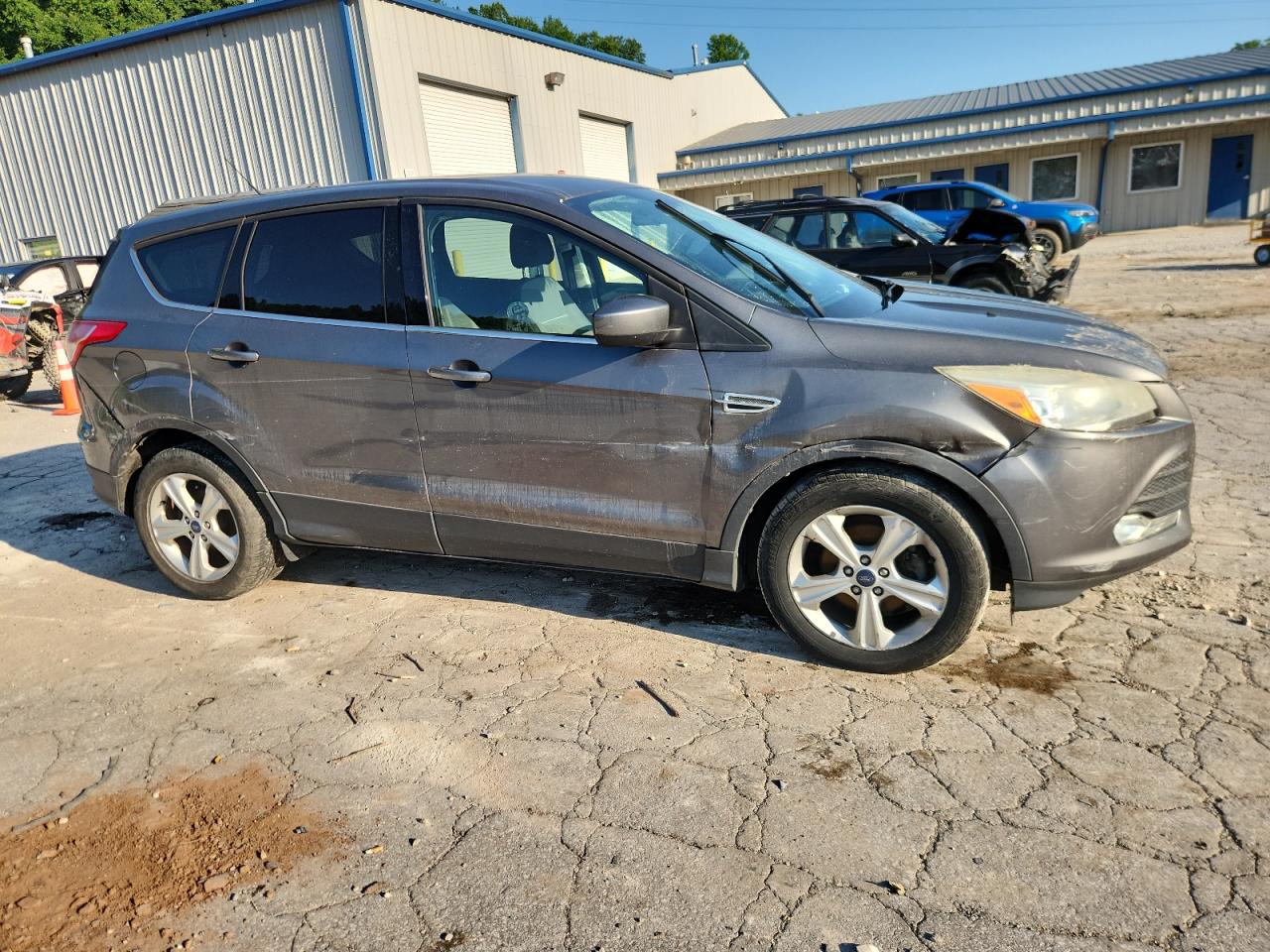 2014 Ford Escape Se Gray vin: 1FMCU0GX3EUA91586