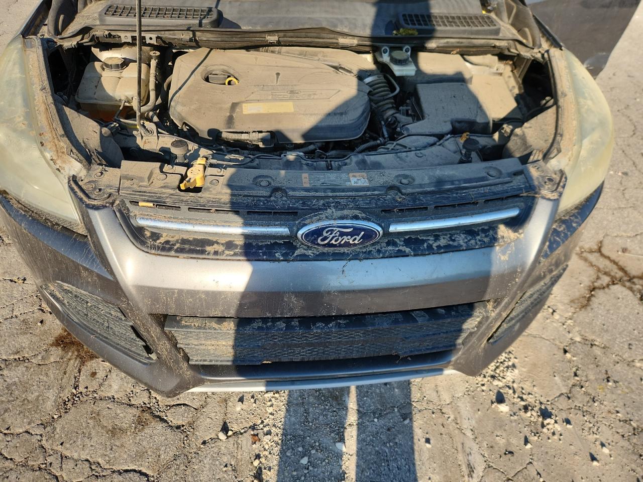 2014 Ford Escape Se Gray vin: 1FMCU0GX3EUA91586