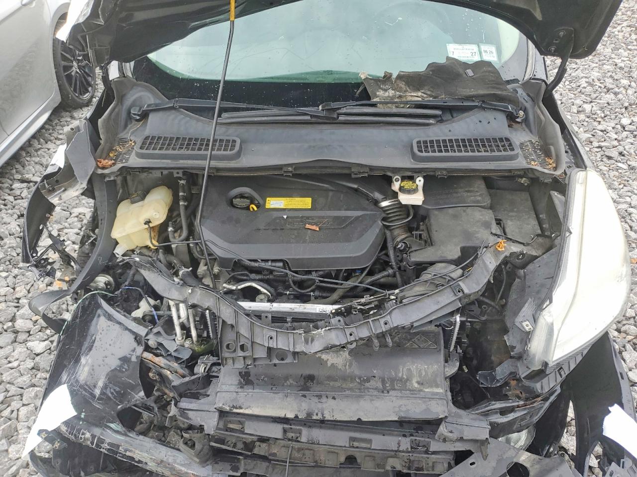 2014 Ford Escape Se Black vin: 1FMCU0GX3EUB13571