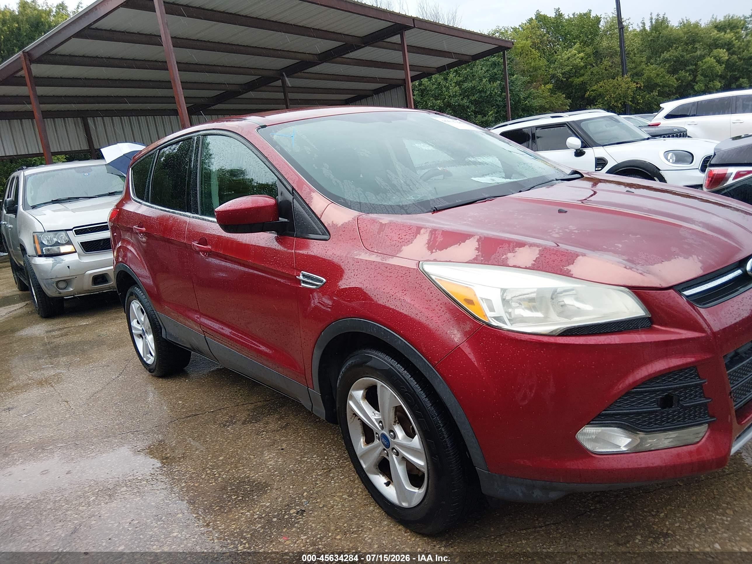 2014 Ford Escape Se Burgundy vin: 1FMCU0GX3EUB17281