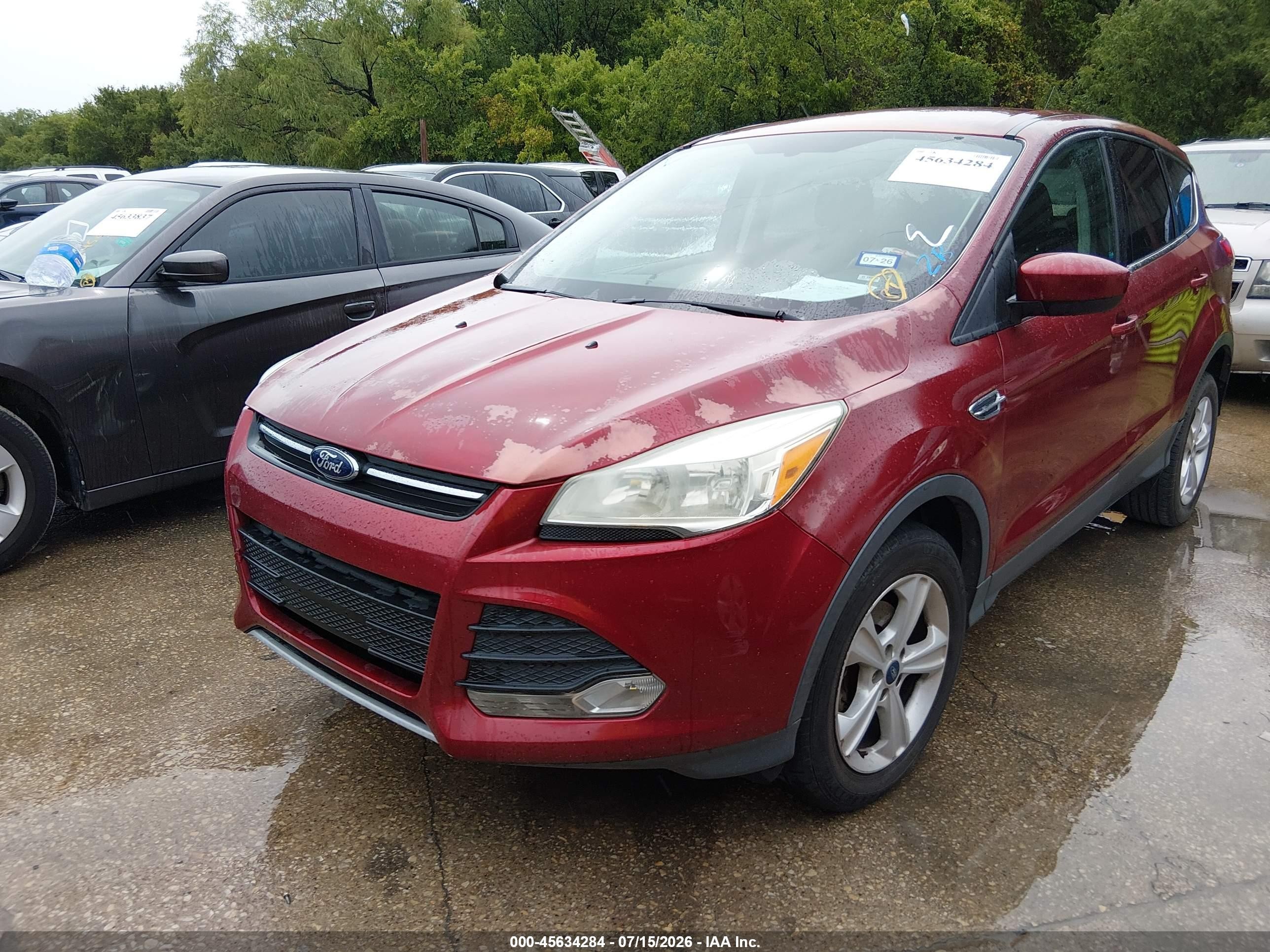 2014 Ford Escape Se Burgundy vin: 1FMCU0GX3EUB17281