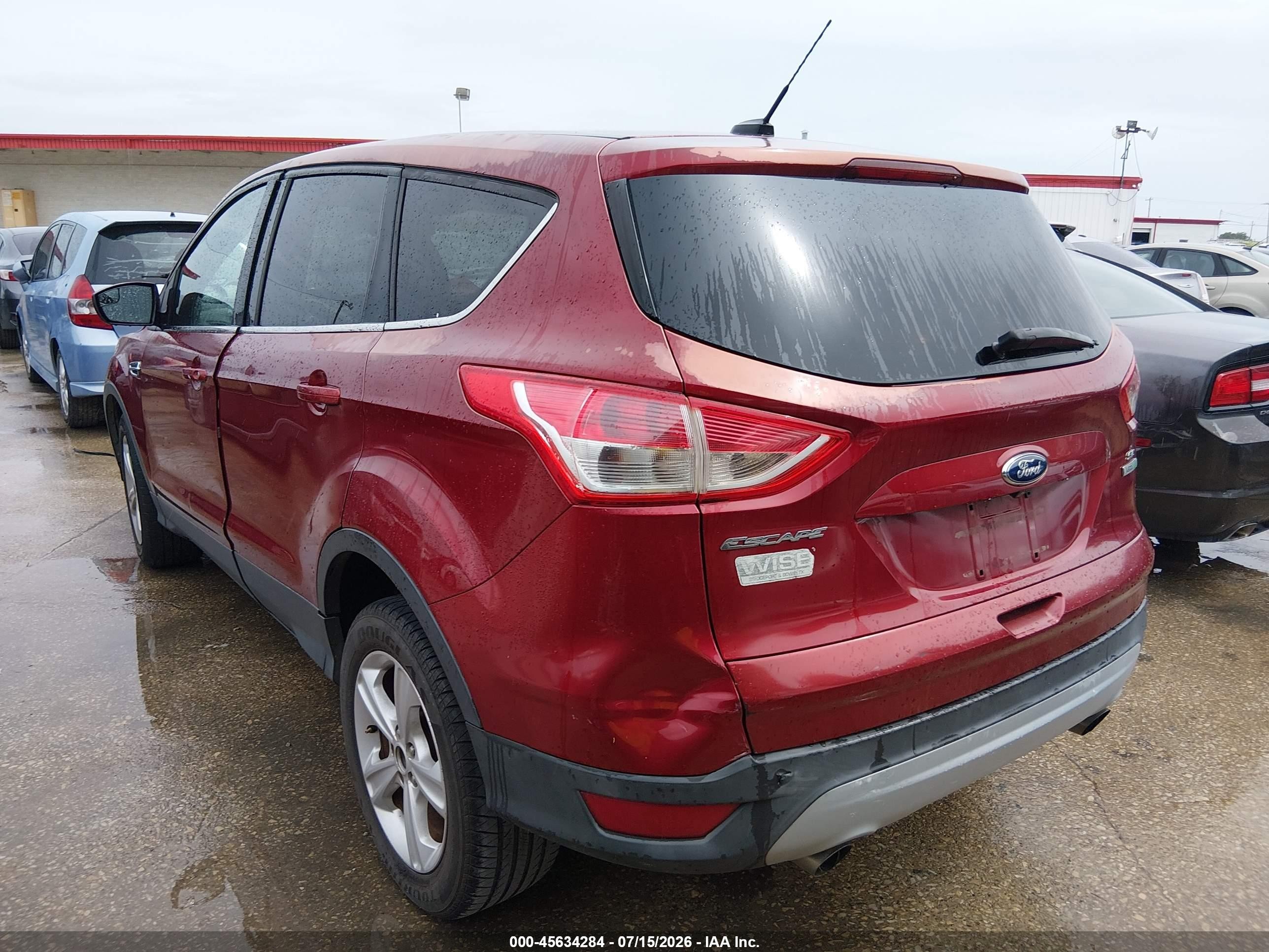 2014 Ford Escape Se Burgundy vin: 1FMCU0GX3EUB17281