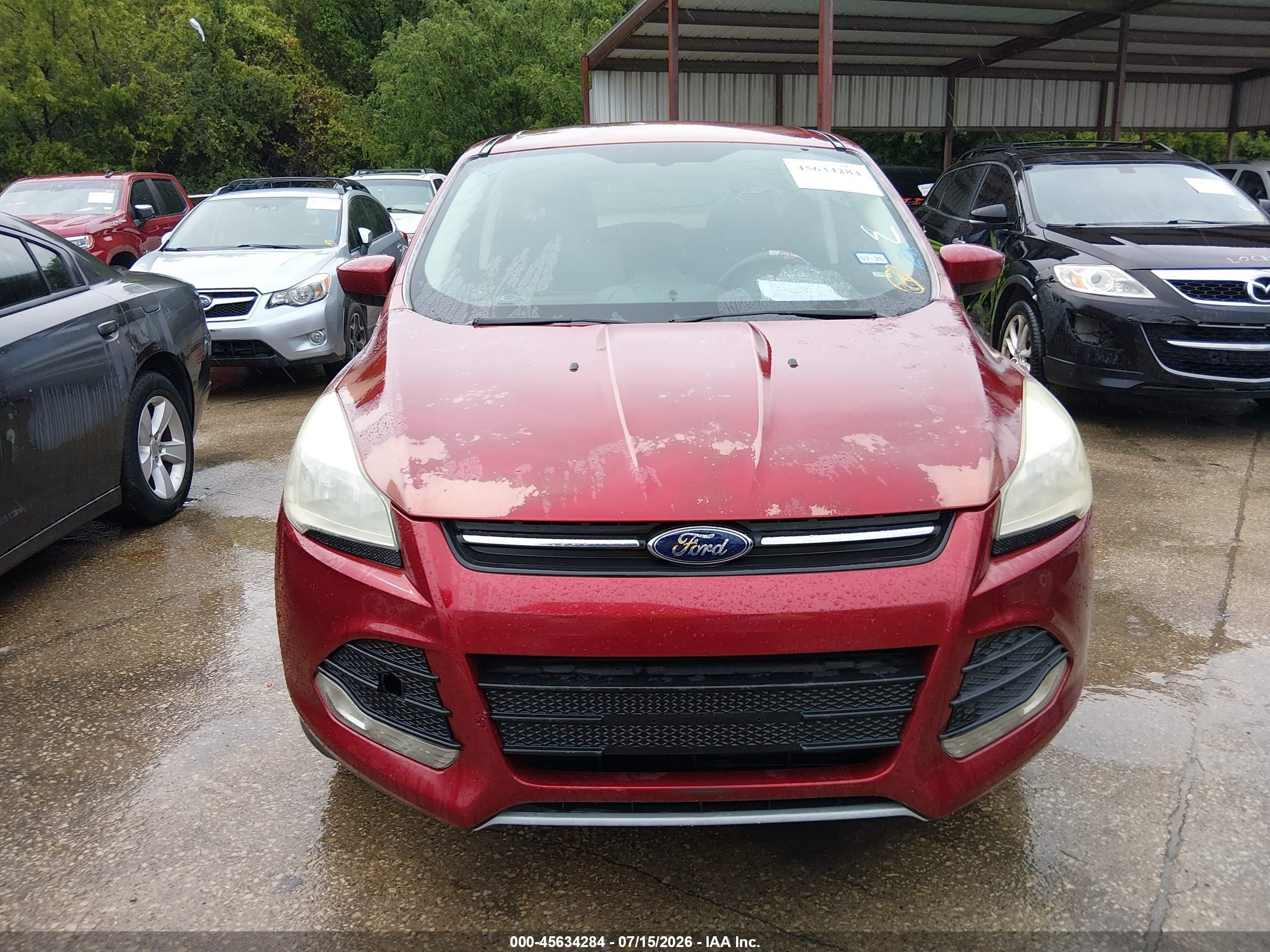 2014 Ford Escape Se Burgundy vin: 1FMCU0GX3EUB17281