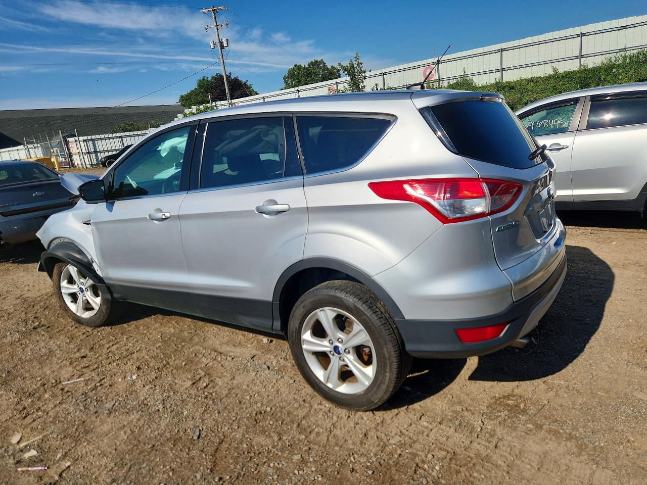 2014 Ford Escape Se Silver vin: 1FMCU0GX3EUB43136