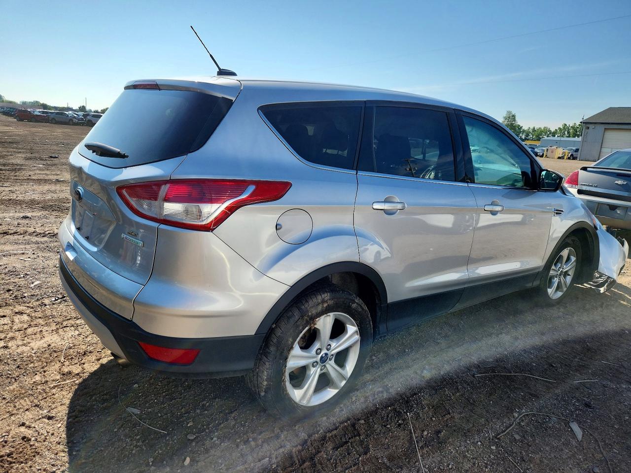 2014 Ford Escape Se Silver vin: 1FMCU0GX3EUB43136