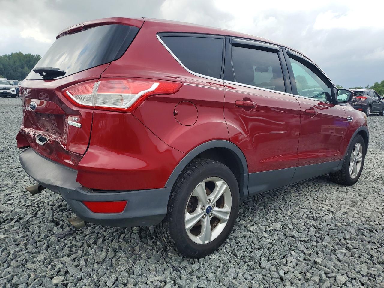 2014 Ford Escape Se Red vin: 1FMCU0GX3EUB70109