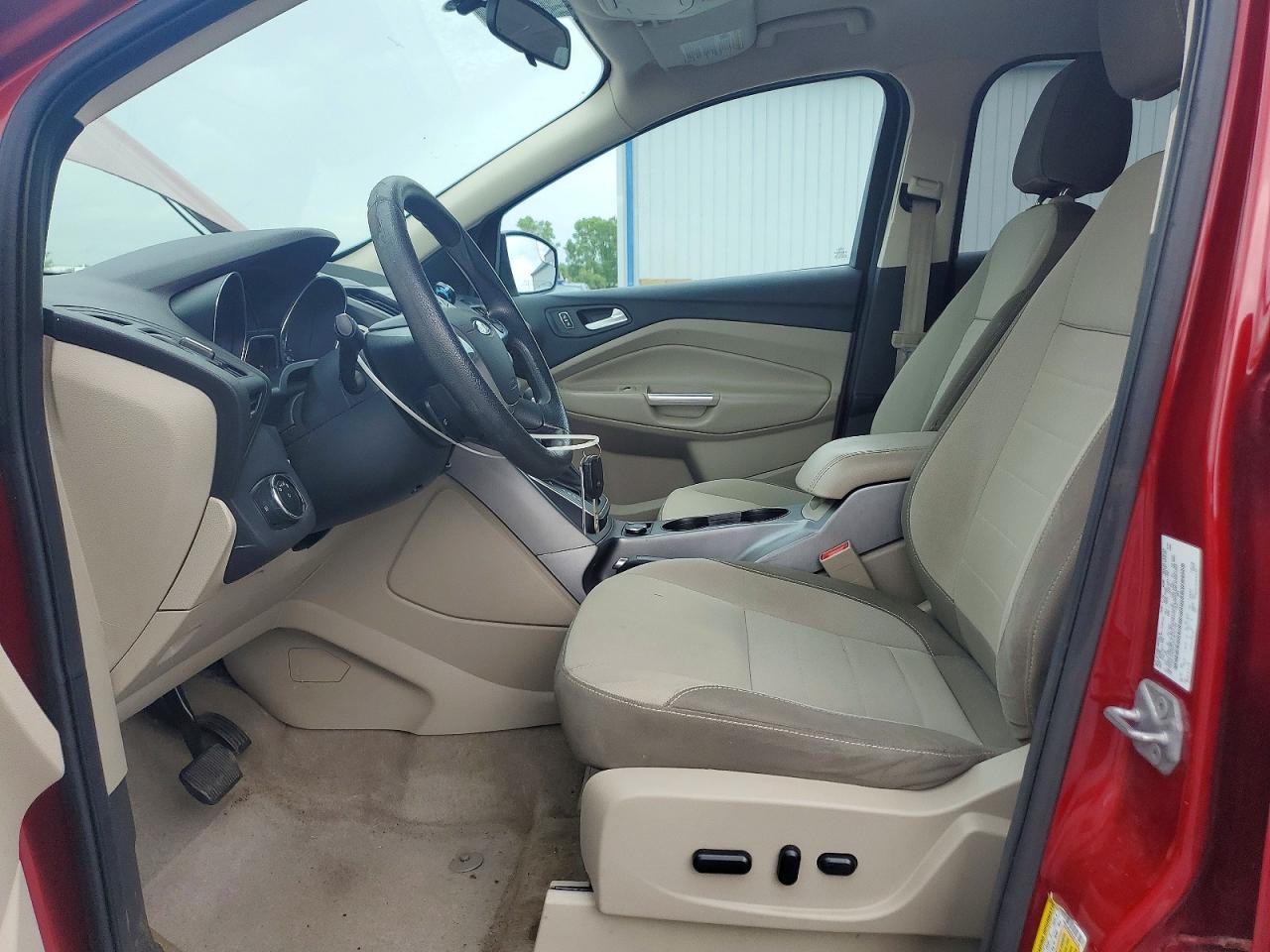 2014 Ford Escape Se Red vin: 1FMCU0GX3EUB70109