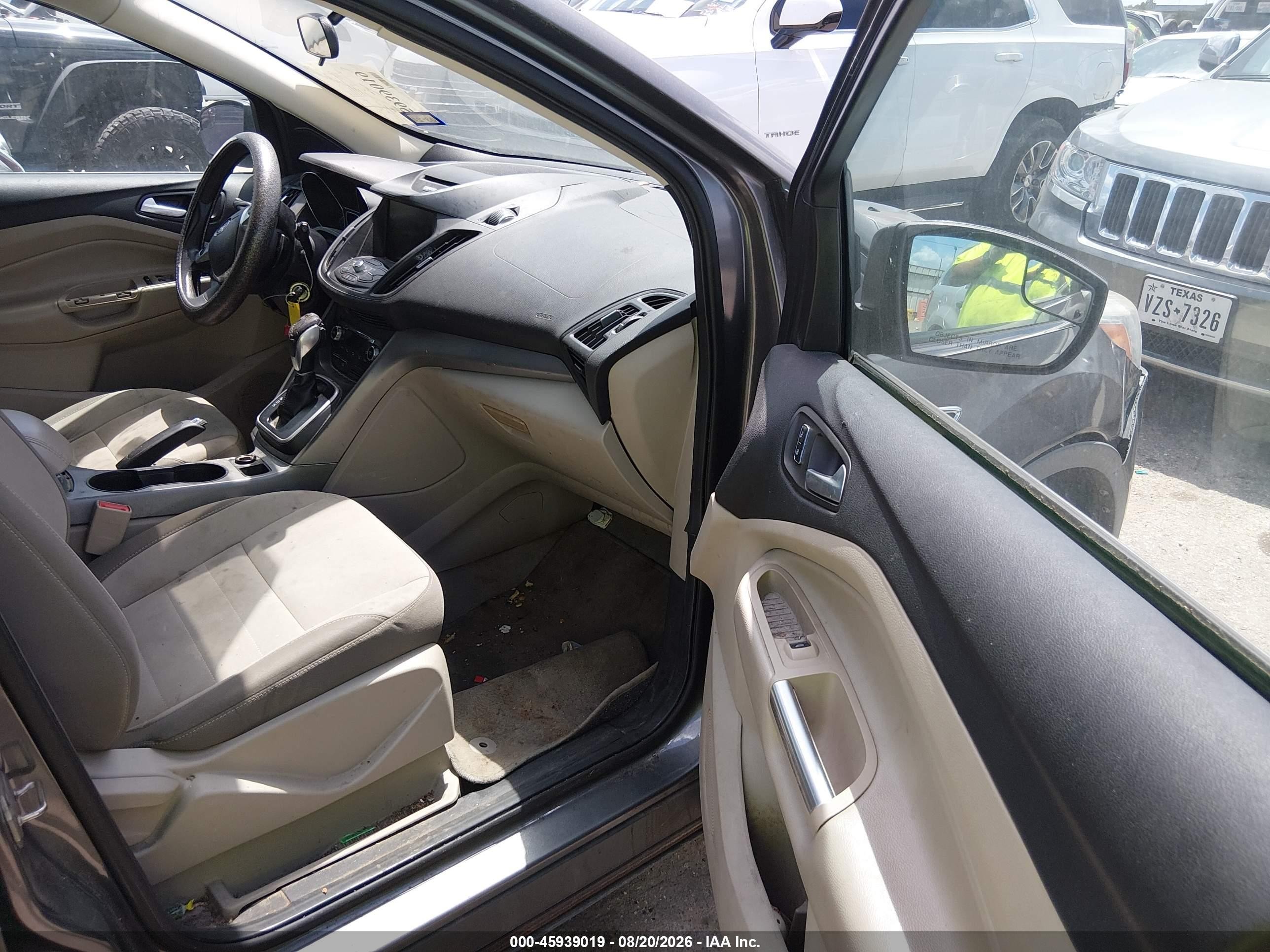 2014 Ford Escape Se Gray vin: 1FMCU0GX3EUB84642