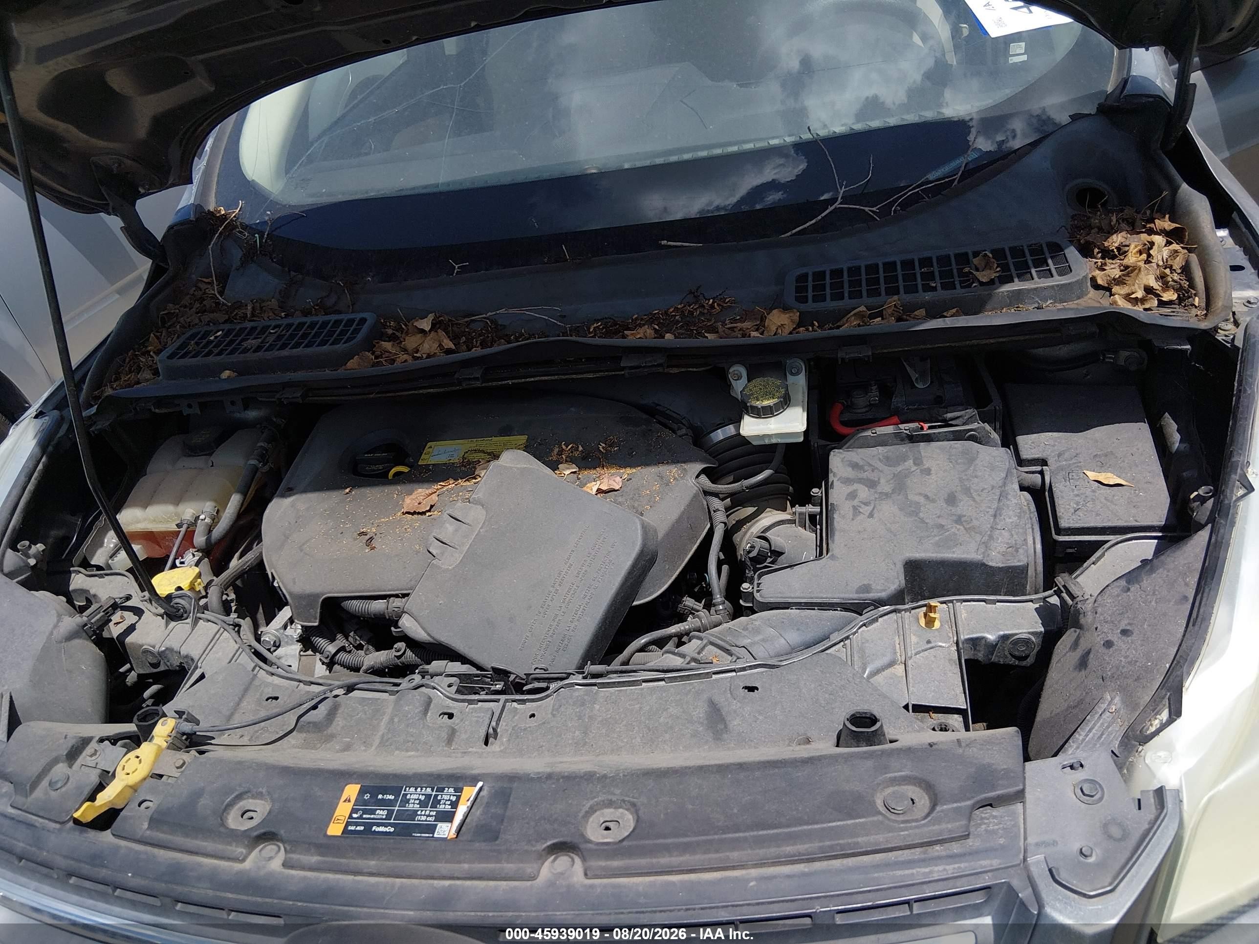 2014 Ford Escape Se Gray vin: 1FMCU0GX3EUB84642