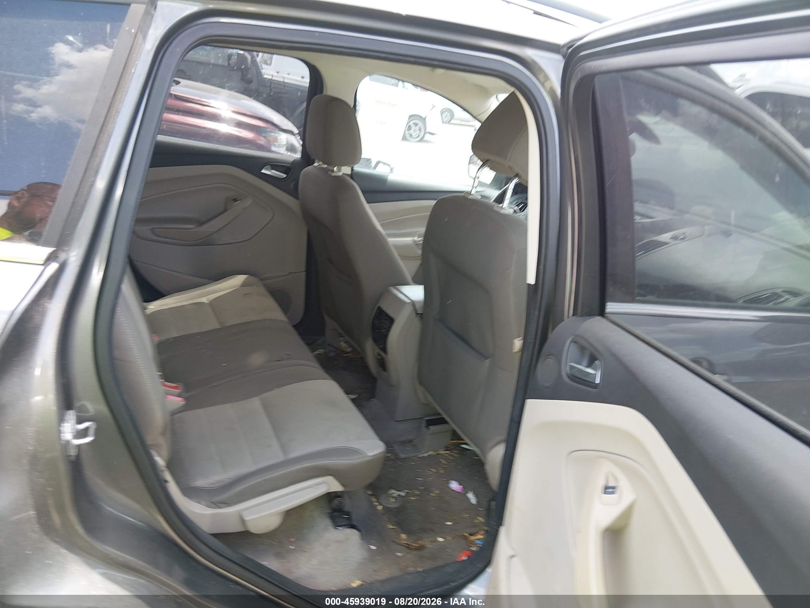 2014 Ford Escape Se Gray vin: 1FMCU0GX3EUB84642