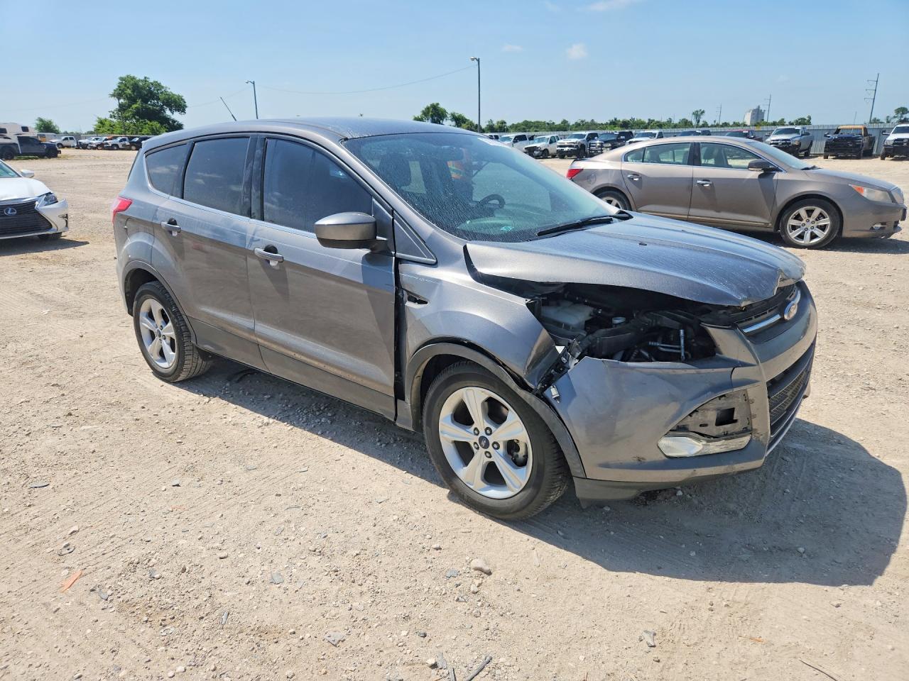 2014 Ford Escape Se Gray vin: 1FMCU0GX3EUC67844