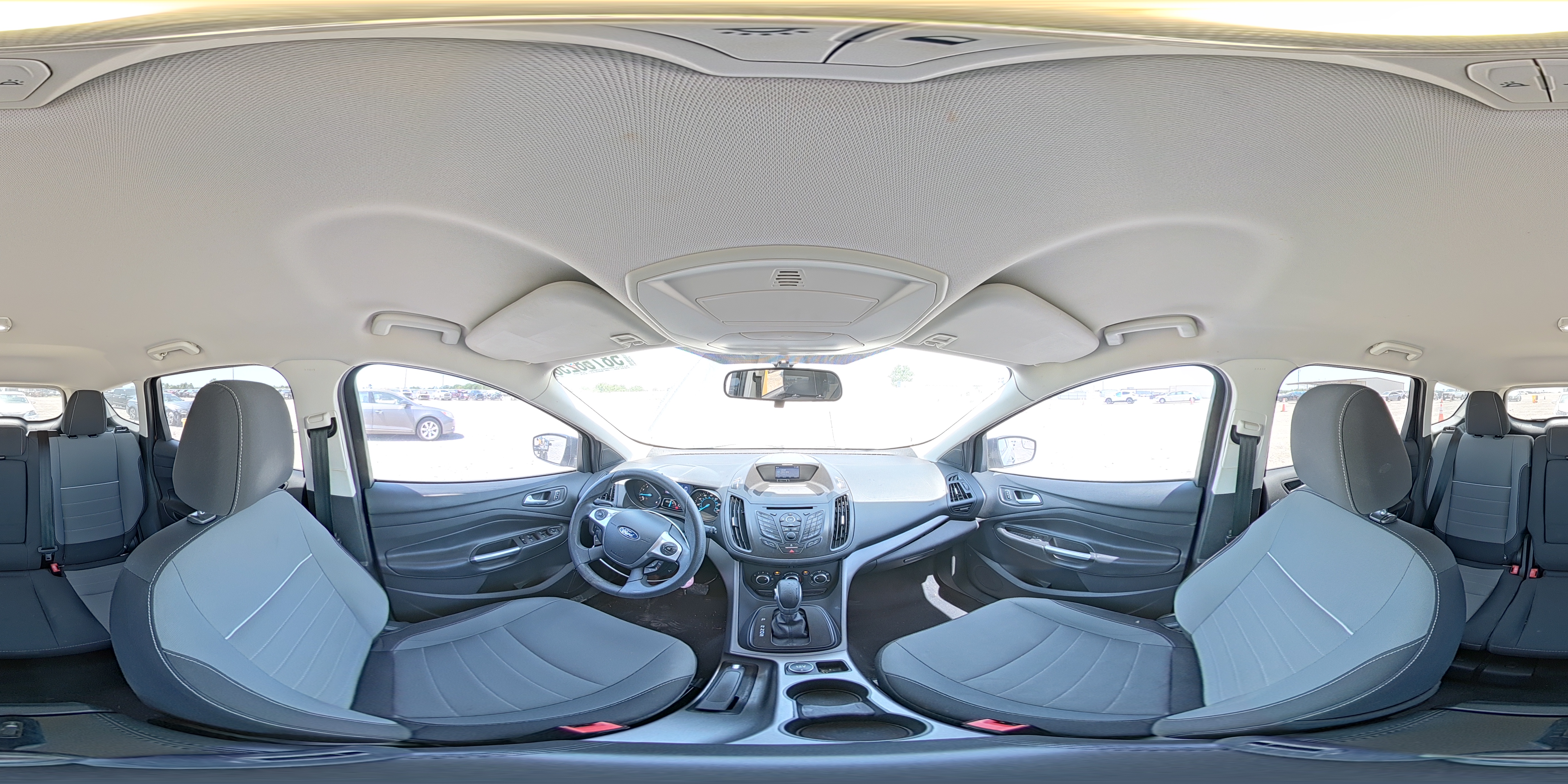 2014 Ford Escape Se Gray vin: 1FMCU0GX3EUC67844