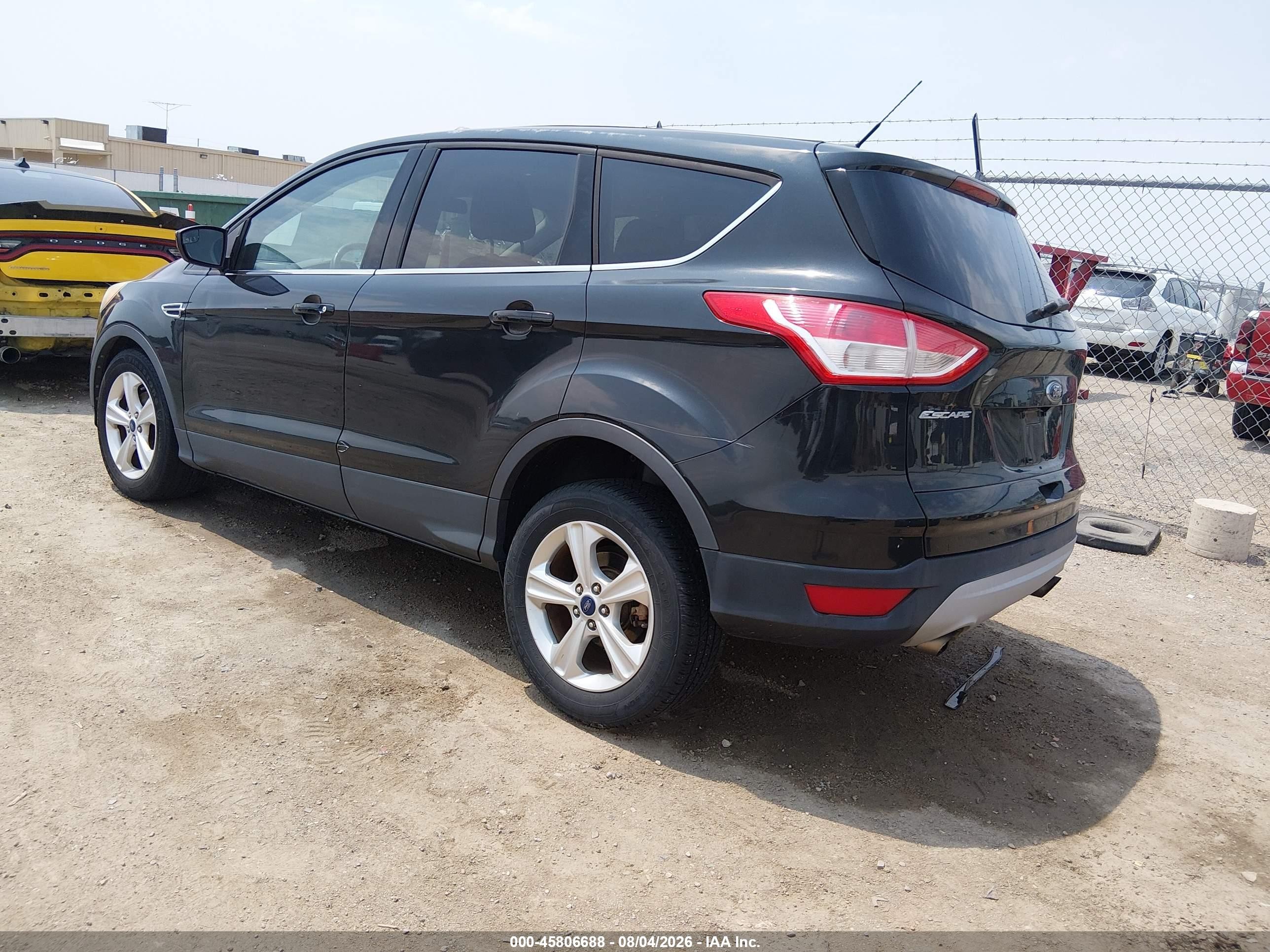 2014 Ford Escape Se Черный vin: 1FMCU0GX3EUC75653