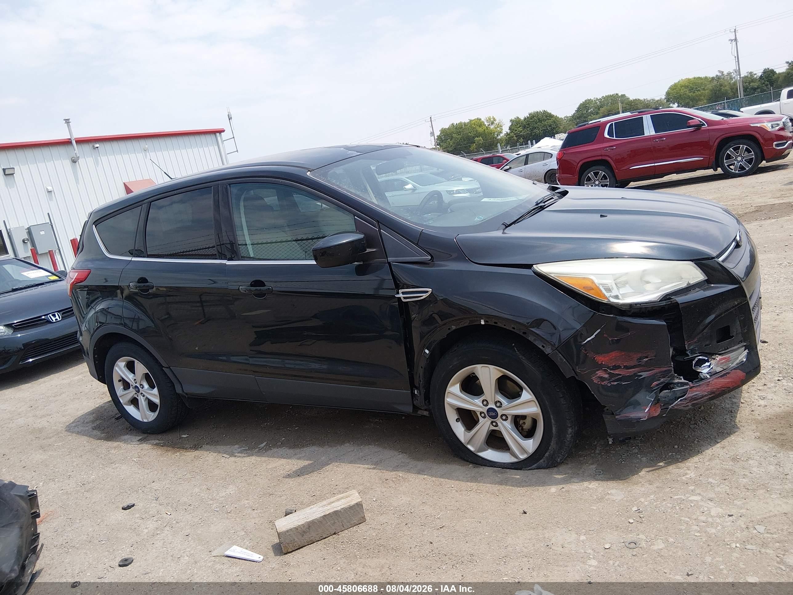 2014 Ford Escape Se Черный vin: 1FMCU0GX3EUC75653
