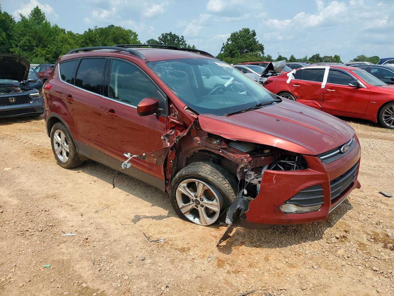 2014 Ford Escape Se Red vin: 1FMCU0GX3EUC99810