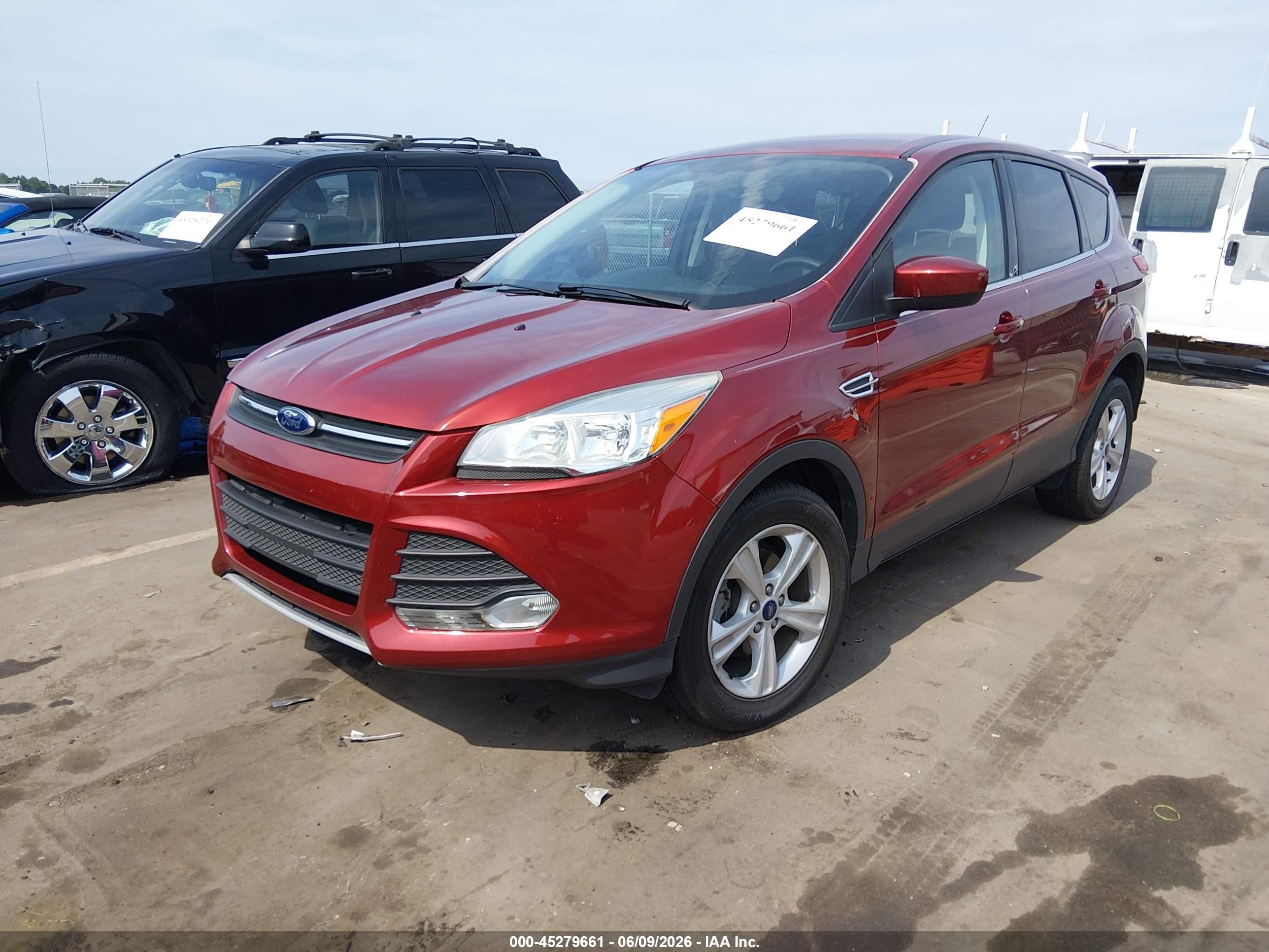 2014 Ford Escape Se Orange vin: 1FMCU0GX3EUD02625