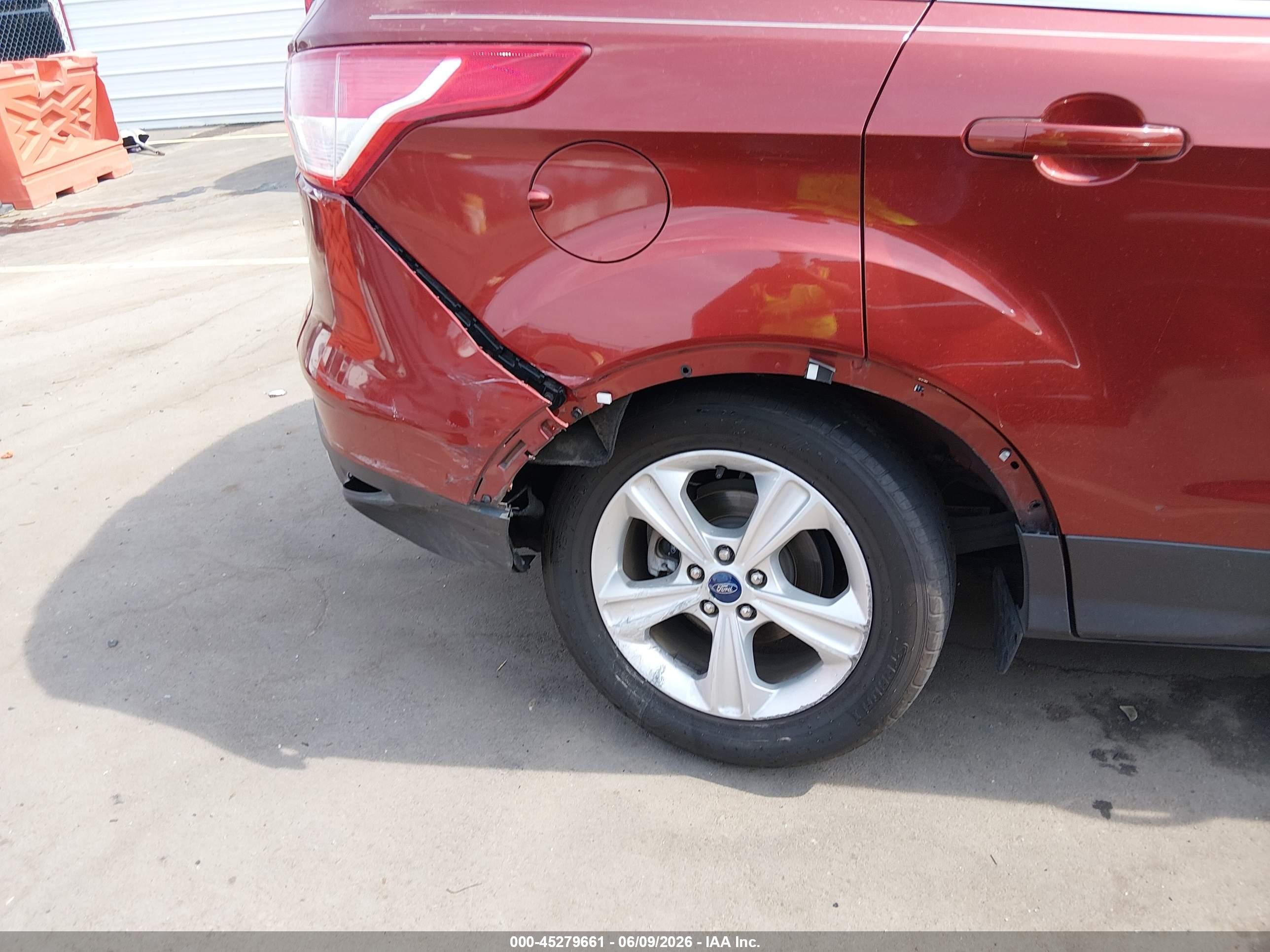 2014 Ford Escape Se Orange vin: 1FMCU0GX3EUD02625