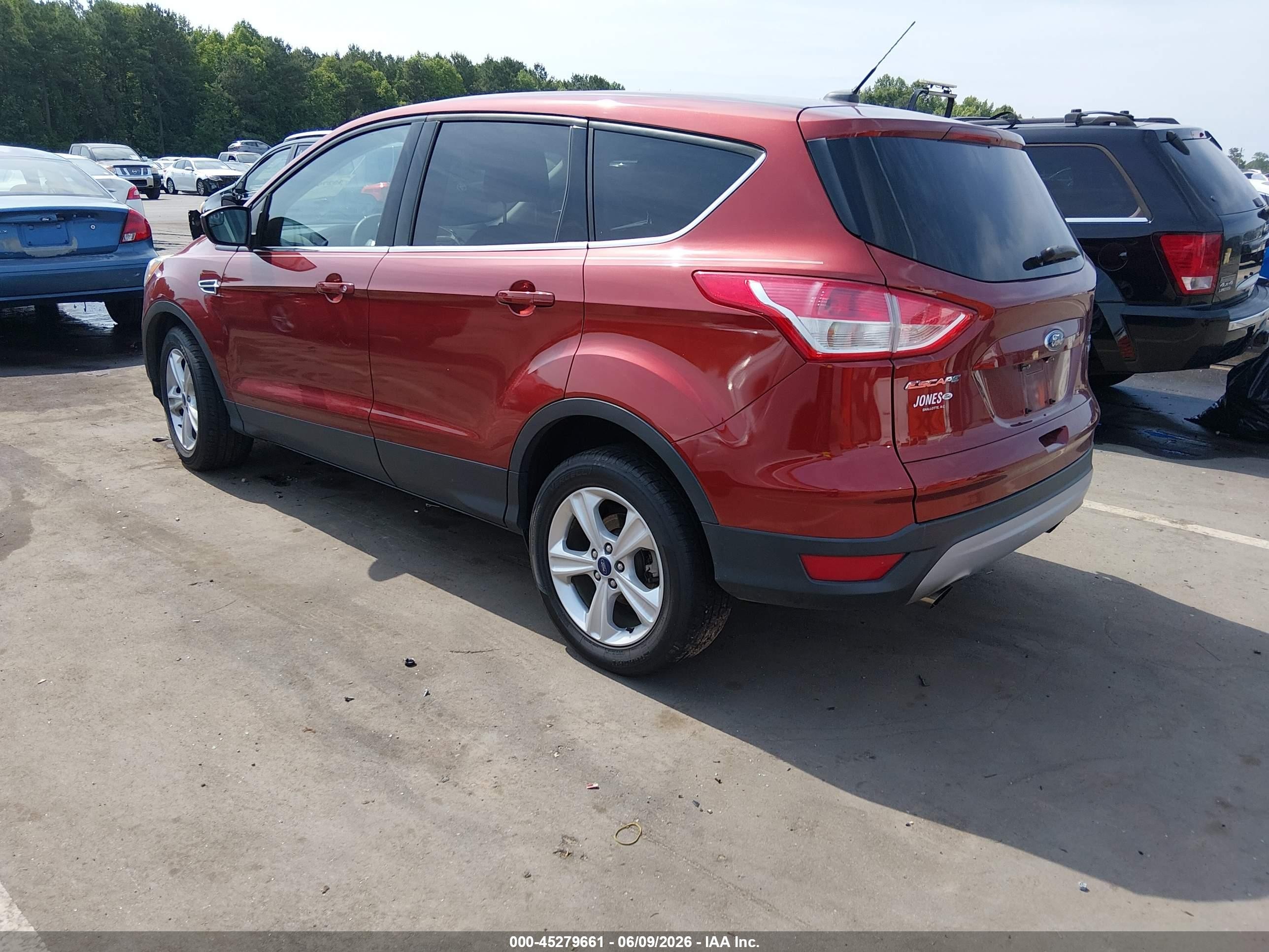 2014 Ford Escape Se Orange vin: 1FMCU0GX3EUD02625
