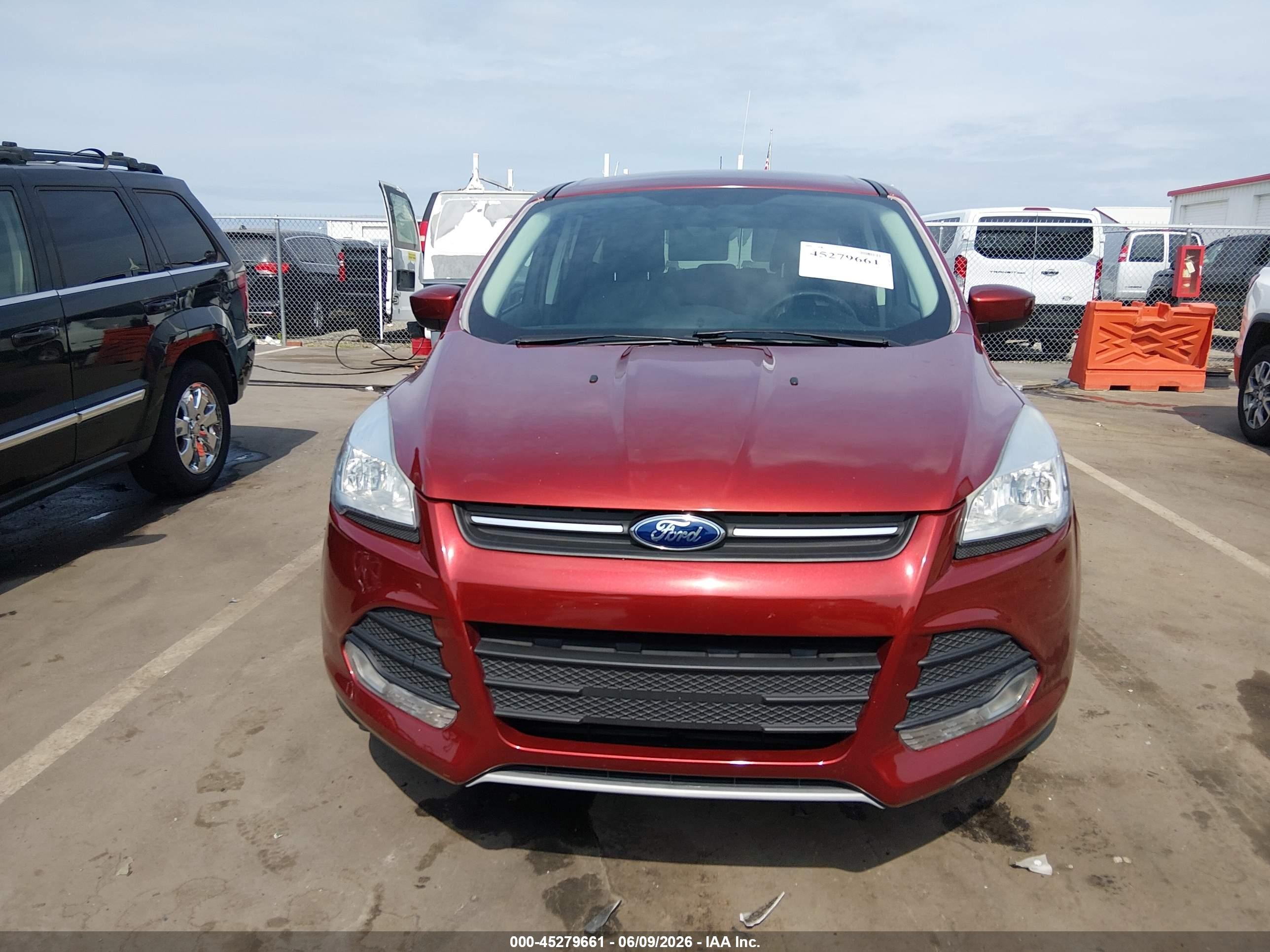 2014 Ford Escape Se Orange vin: 1FMCU0GX3EUD02625