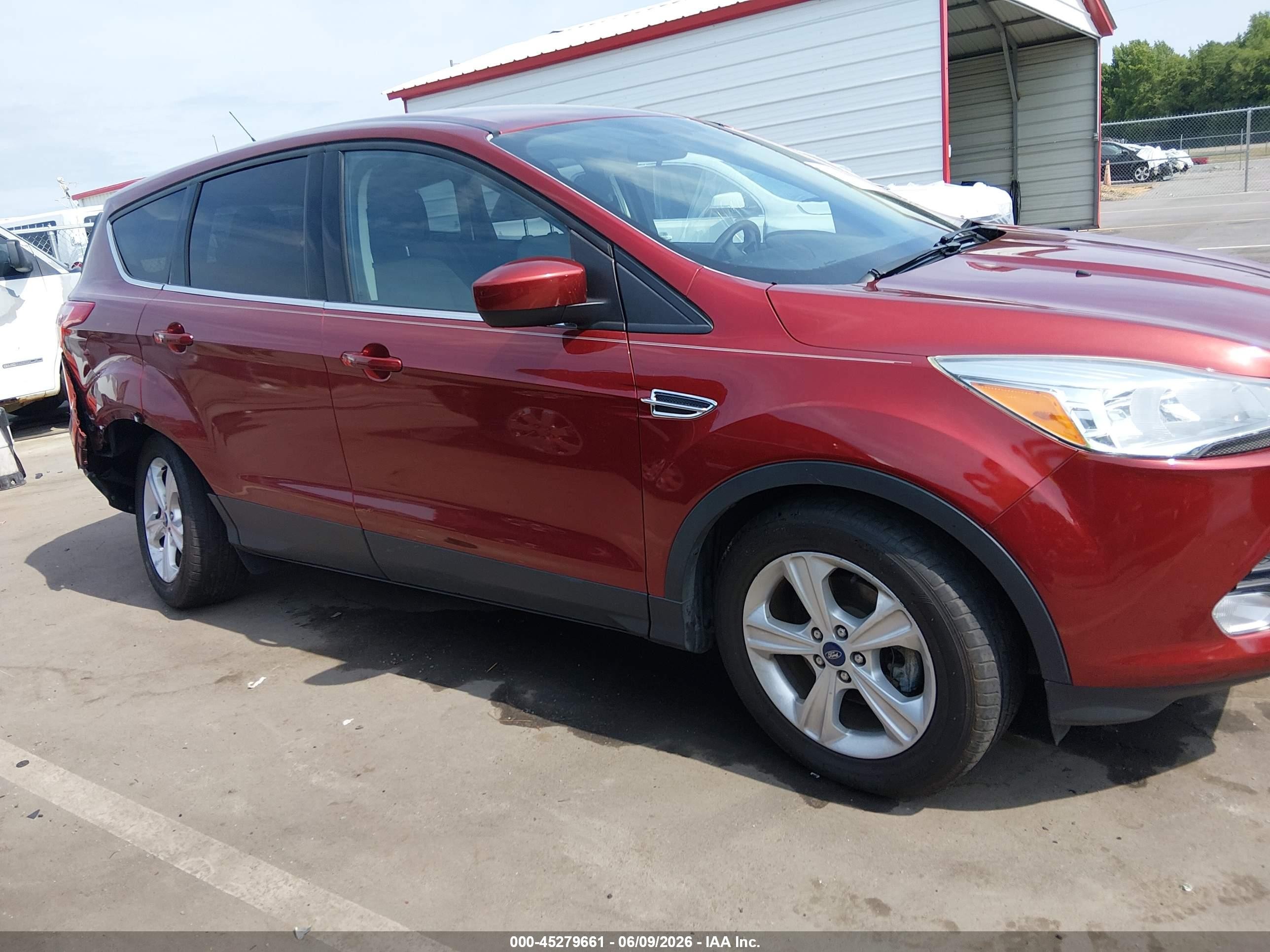 2014 Ford Escape Se Orange vin: 1FMCU0GX3EUD02625