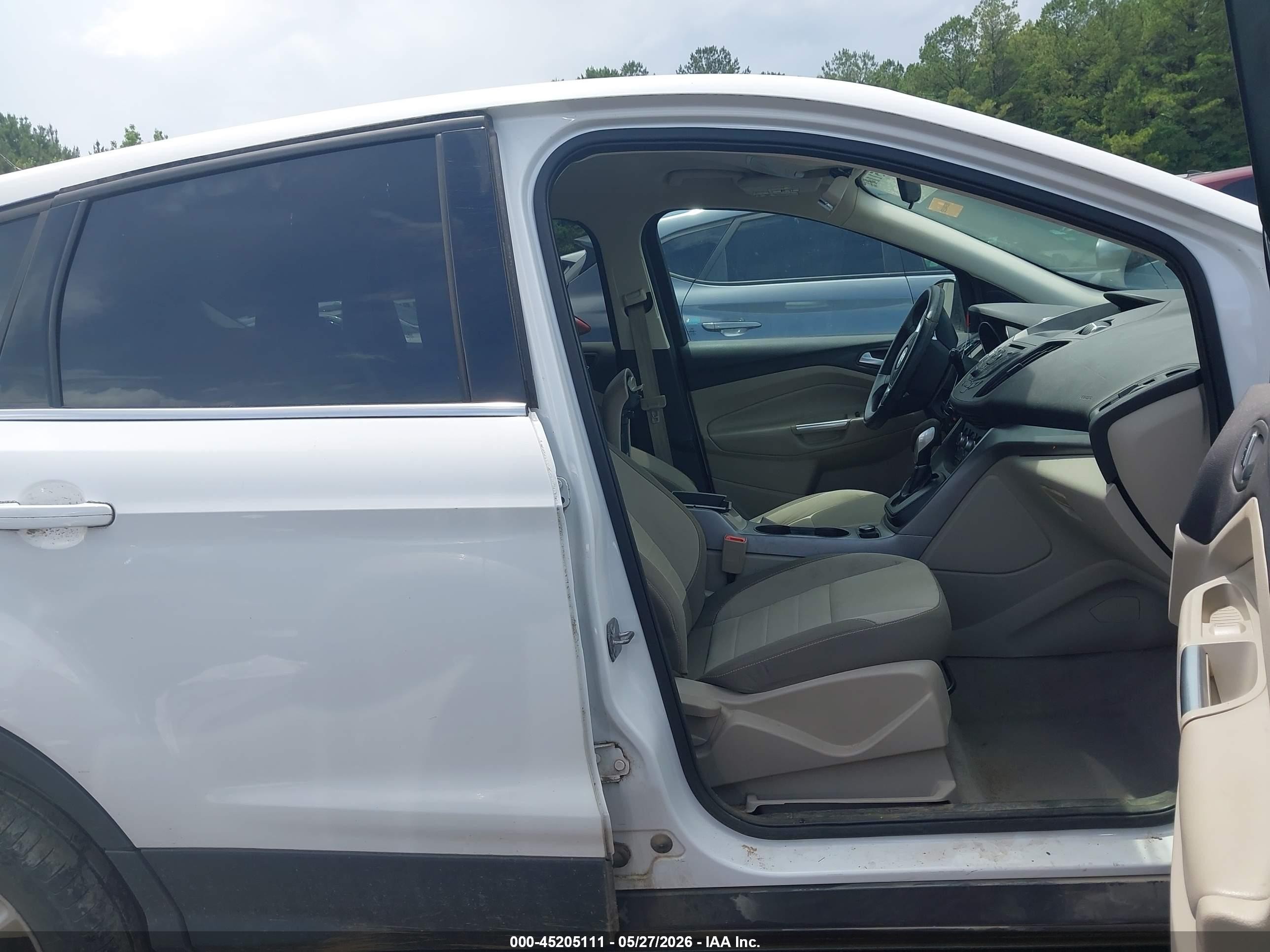 2014 Ford Escape Se White vin: 1FMCU0GX3EUD06075