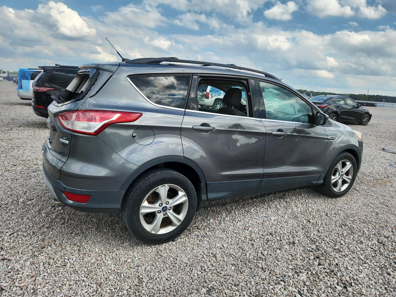 2014 Ford Escape Серый vin: 1FMCU0GX3EUD07128