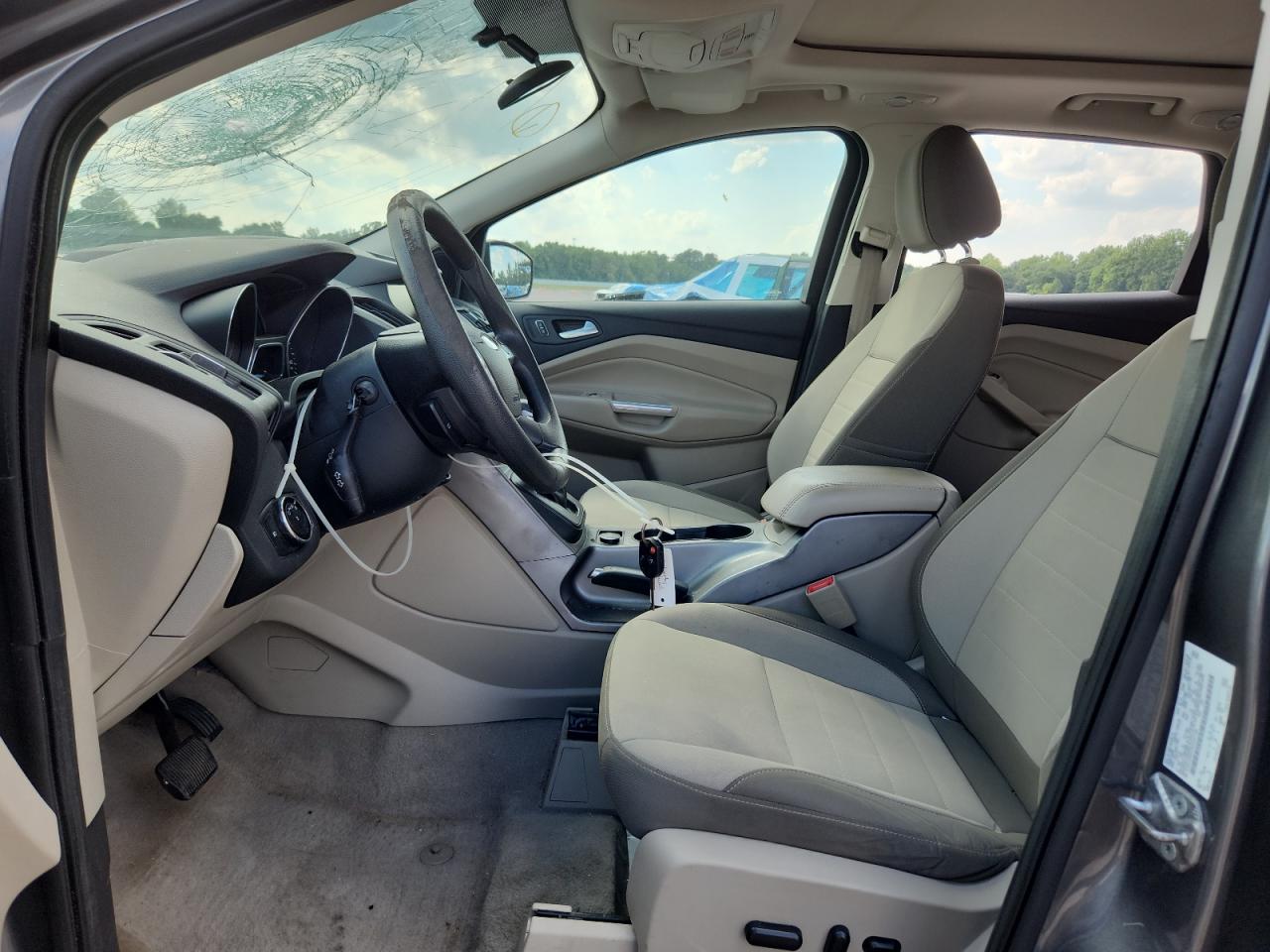 2014 Ford Escape Серый vin: 1FMCU0GX3EUD07128