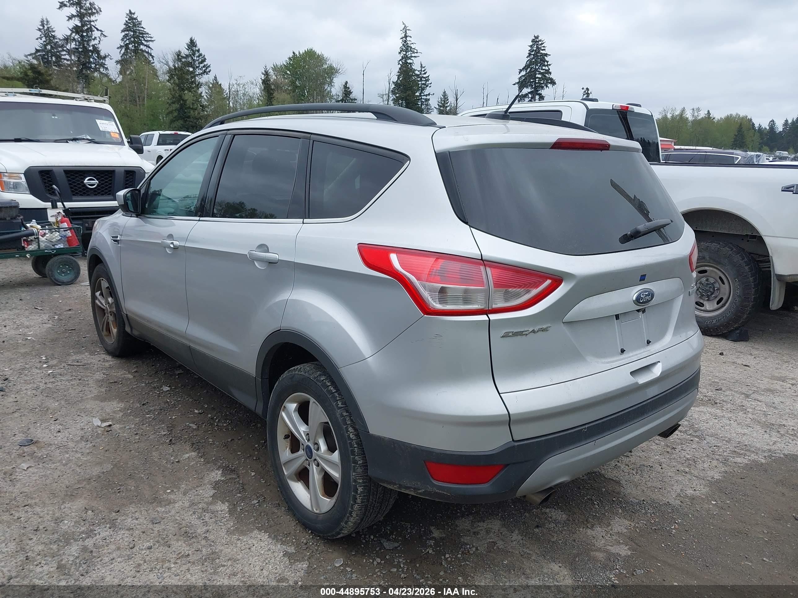 2014 Ford Escape Se Silver vin: 1FMCU0GX3EUD11275