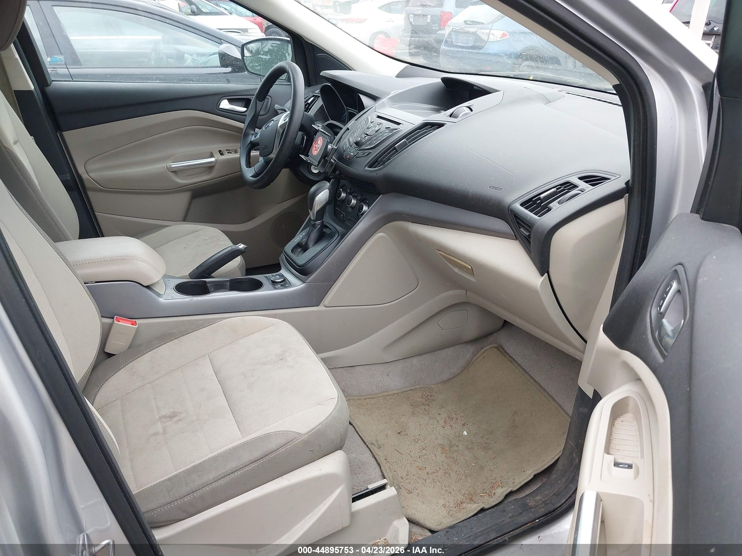 2014 Ford Escape Se Silver vin: 1FMCU0GX3EUD11275