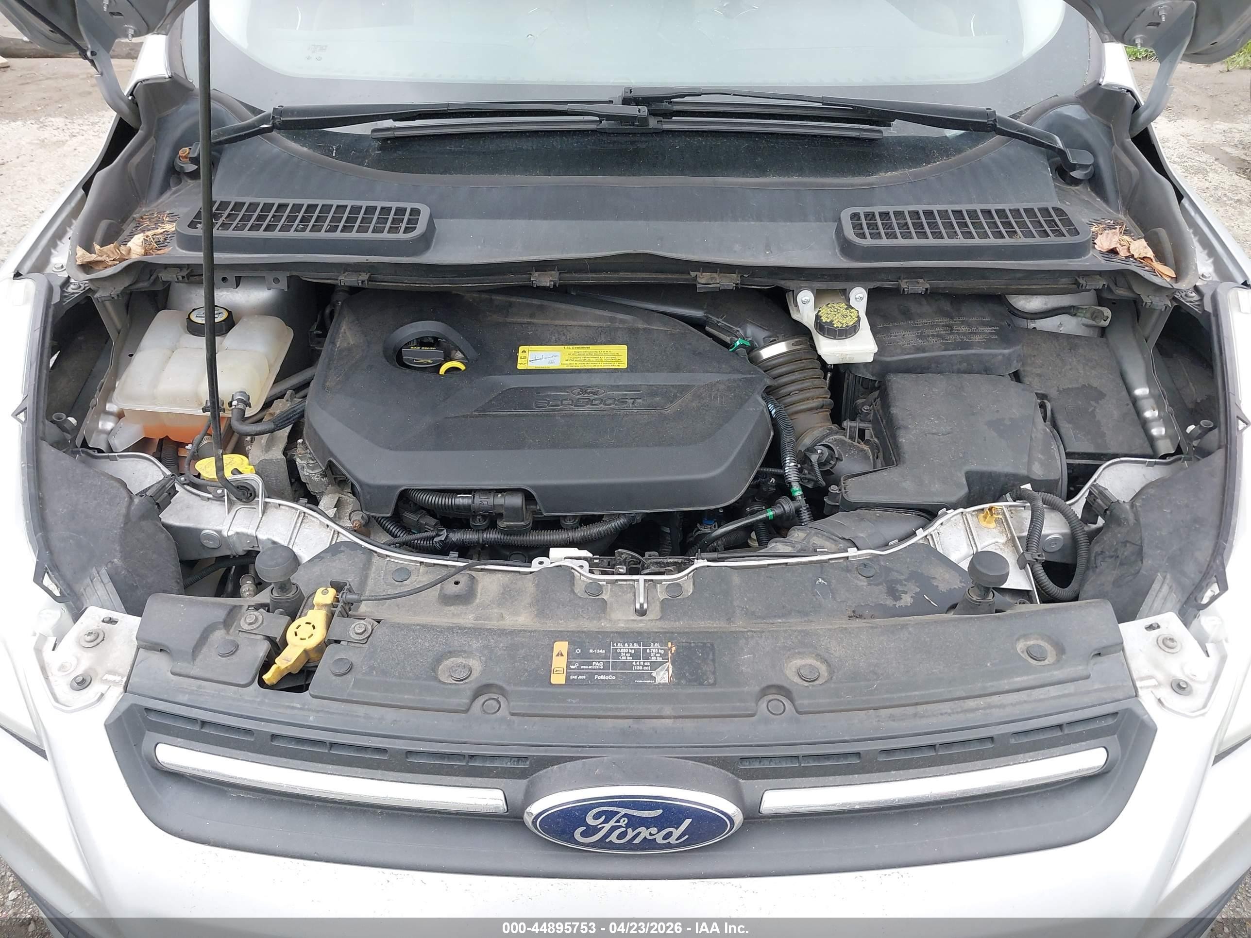 2014 Ford Escape Se Silver vin: 1FMCU0GX3EUD11275