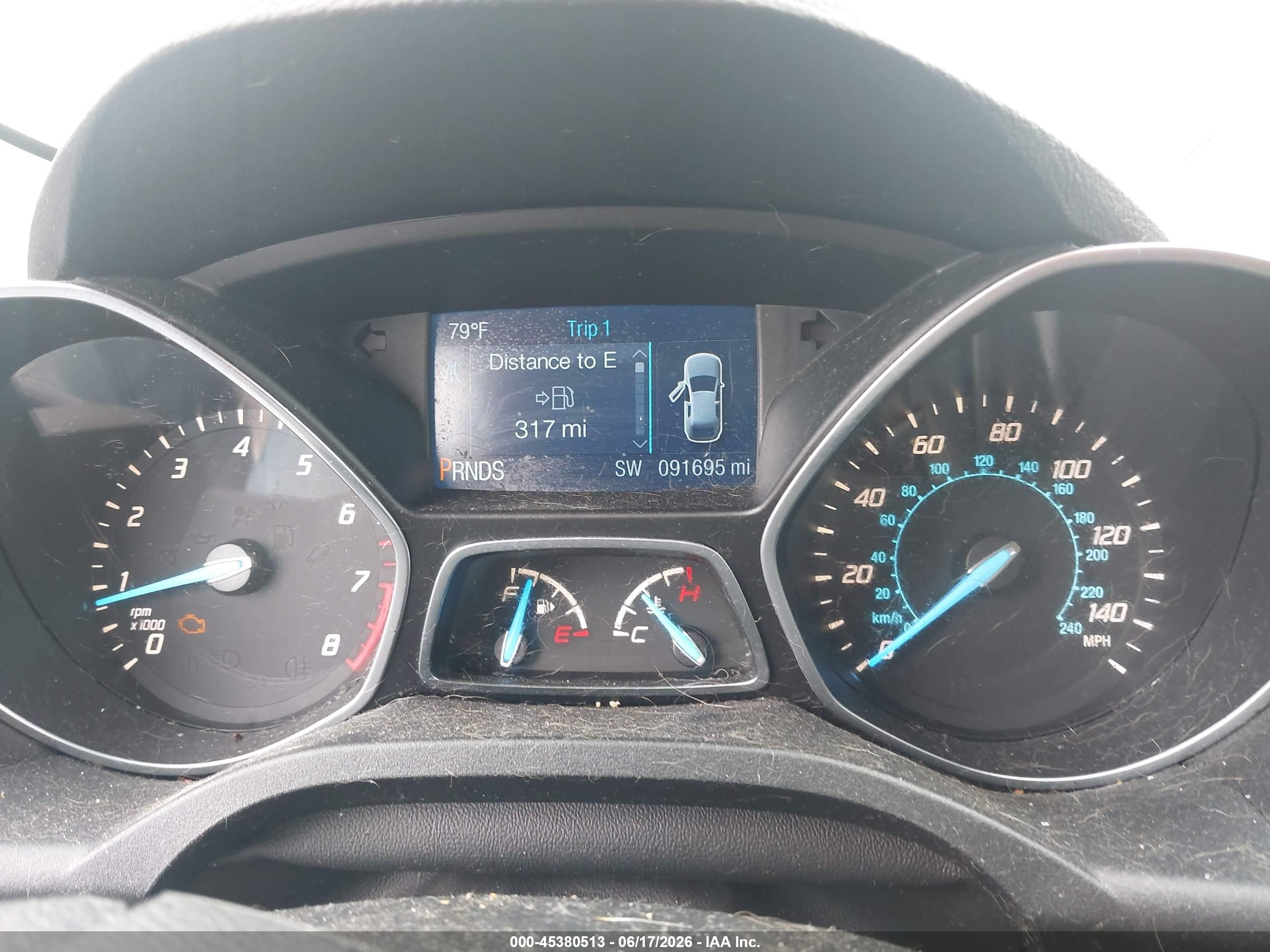 2014 Ford Escape Se Gray vin: 1FMCU0GX3EUD16802