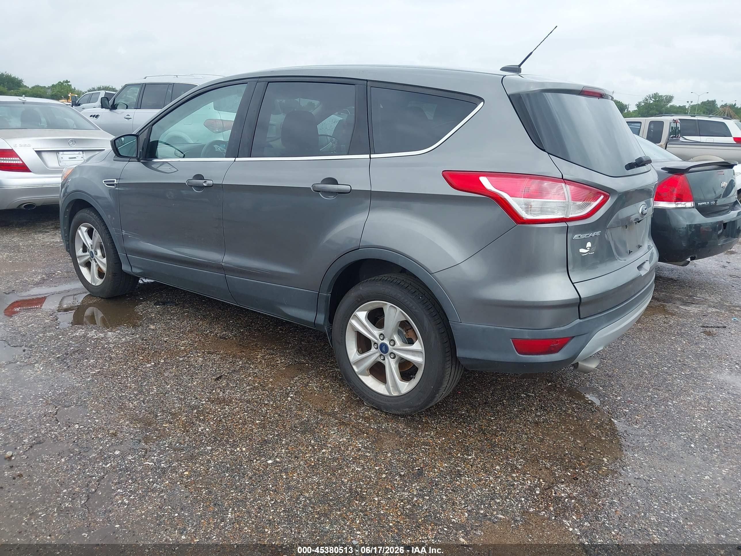 2014 Ford Escape Se Gray vin: 1FMCU0GX3EUD16802