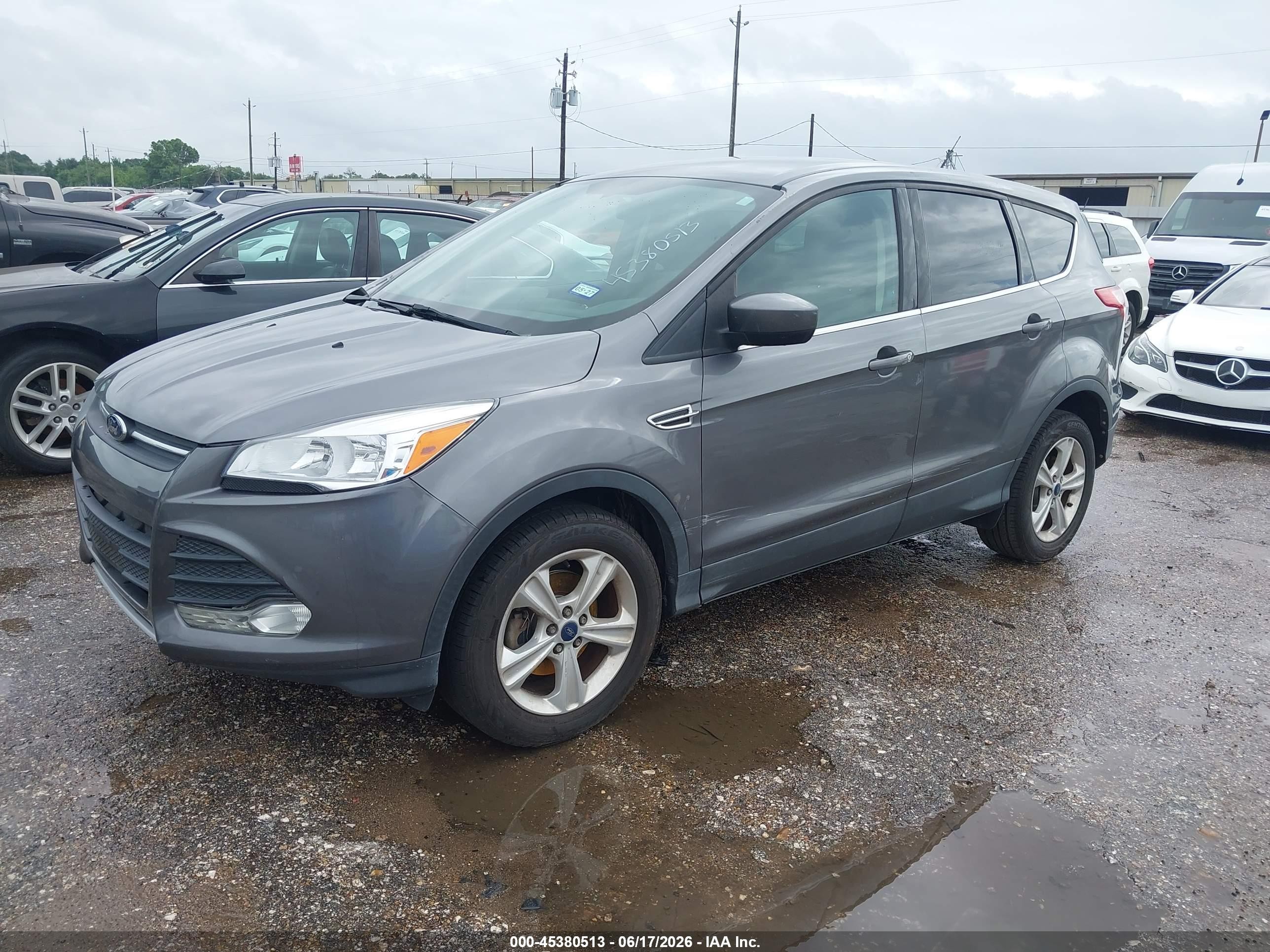 2014 Ford Escape Se Gray vin: 1FMCU0GX3EUD16802