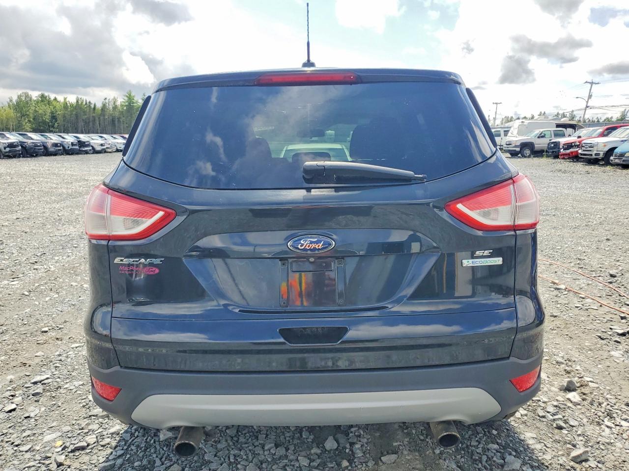 2014 Ford Escape Se Black vin: 1FMCU0GX3EUD20445