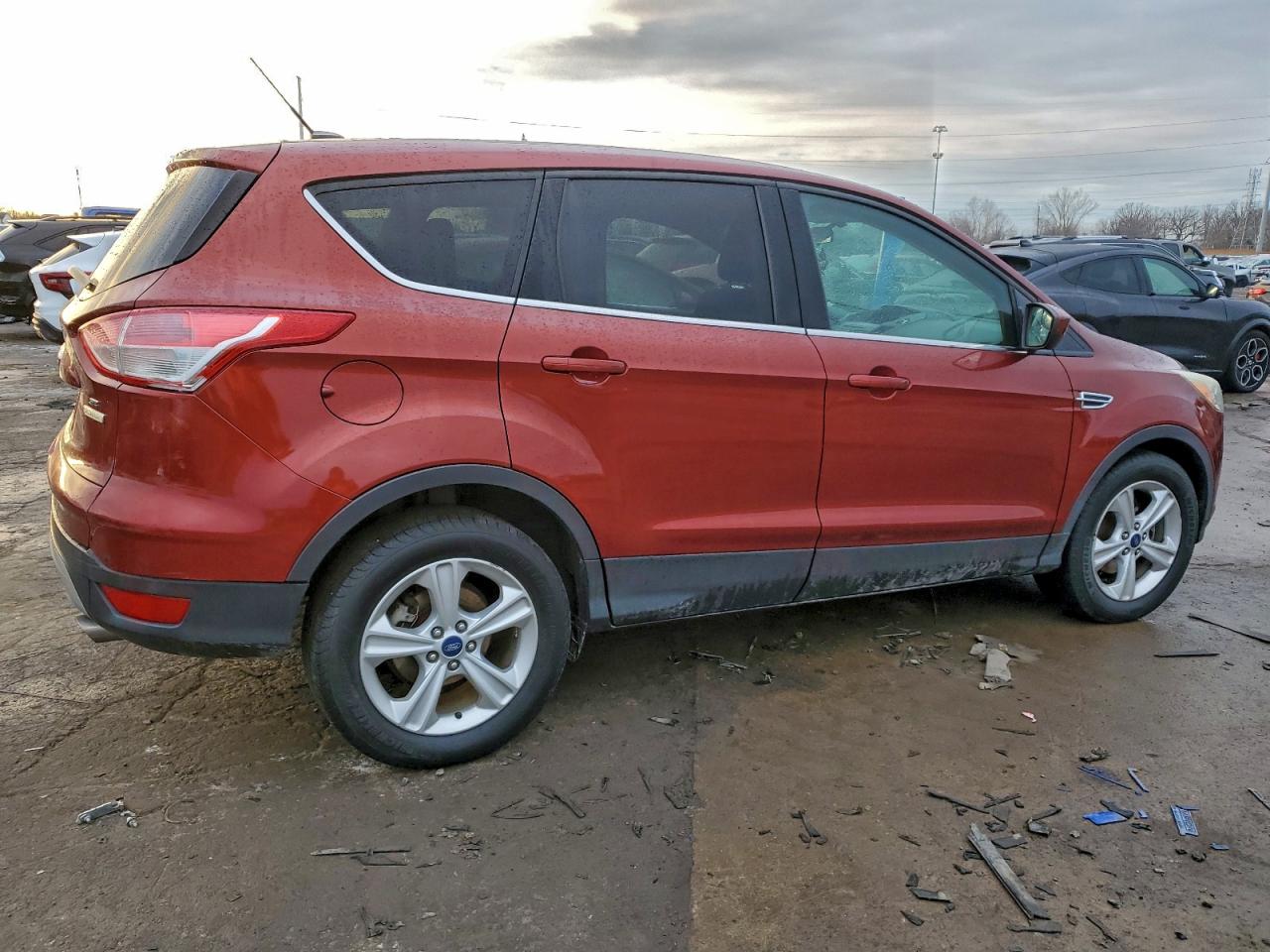 2014 Ford Escape Se Red vin: 1FMCU0GX3EUD41702
