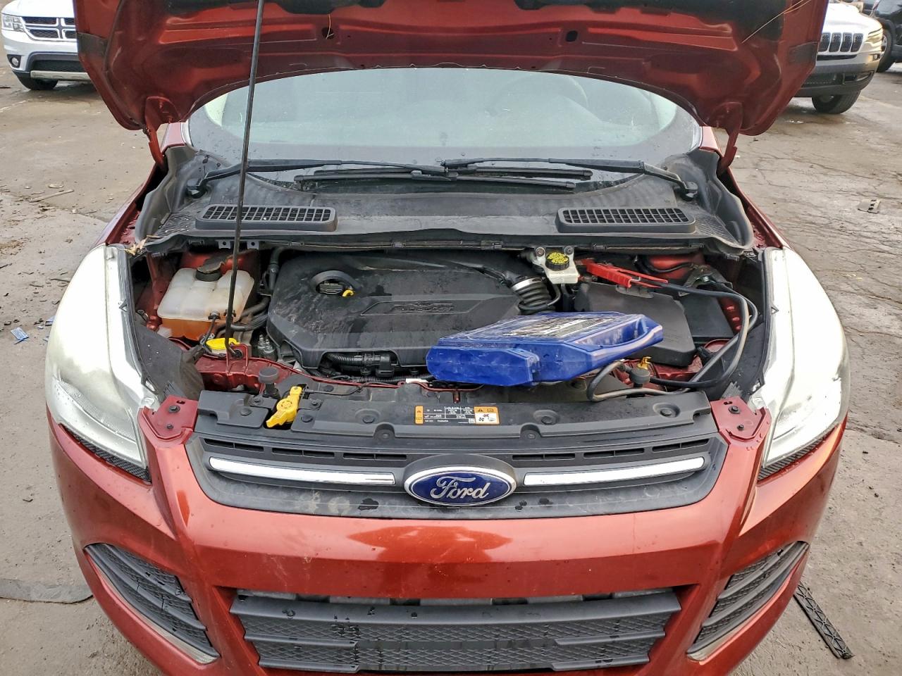 2014 Ford Escape Se Red vin: 1FMCU0GX3EUD41702