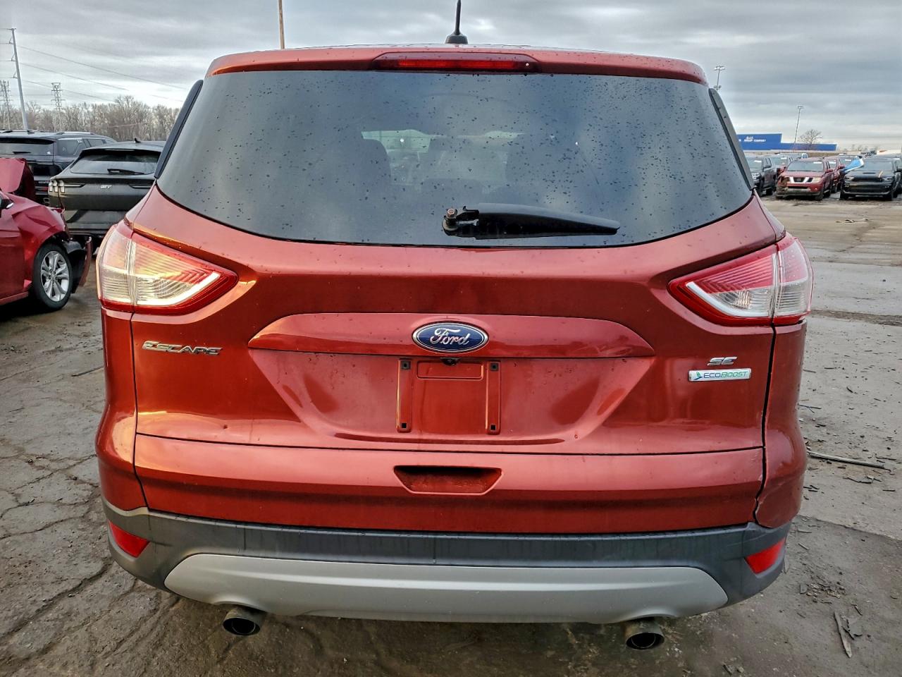 2014 Ford Escape Se Red vin: 1FMCU0GX3EUD41702