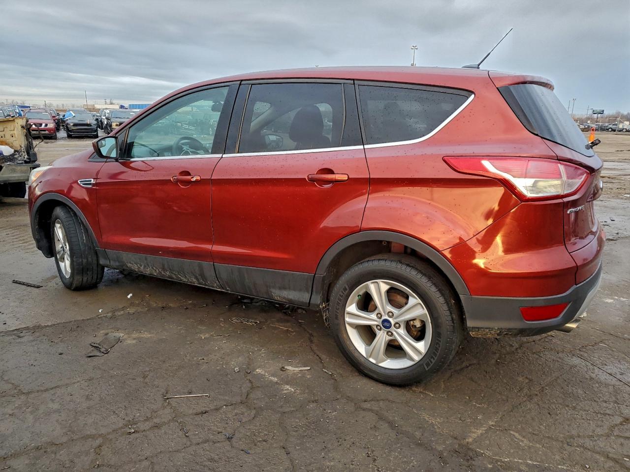 2014 Ford Escape Se Red vin: 1FMCU0GX3EUD41702