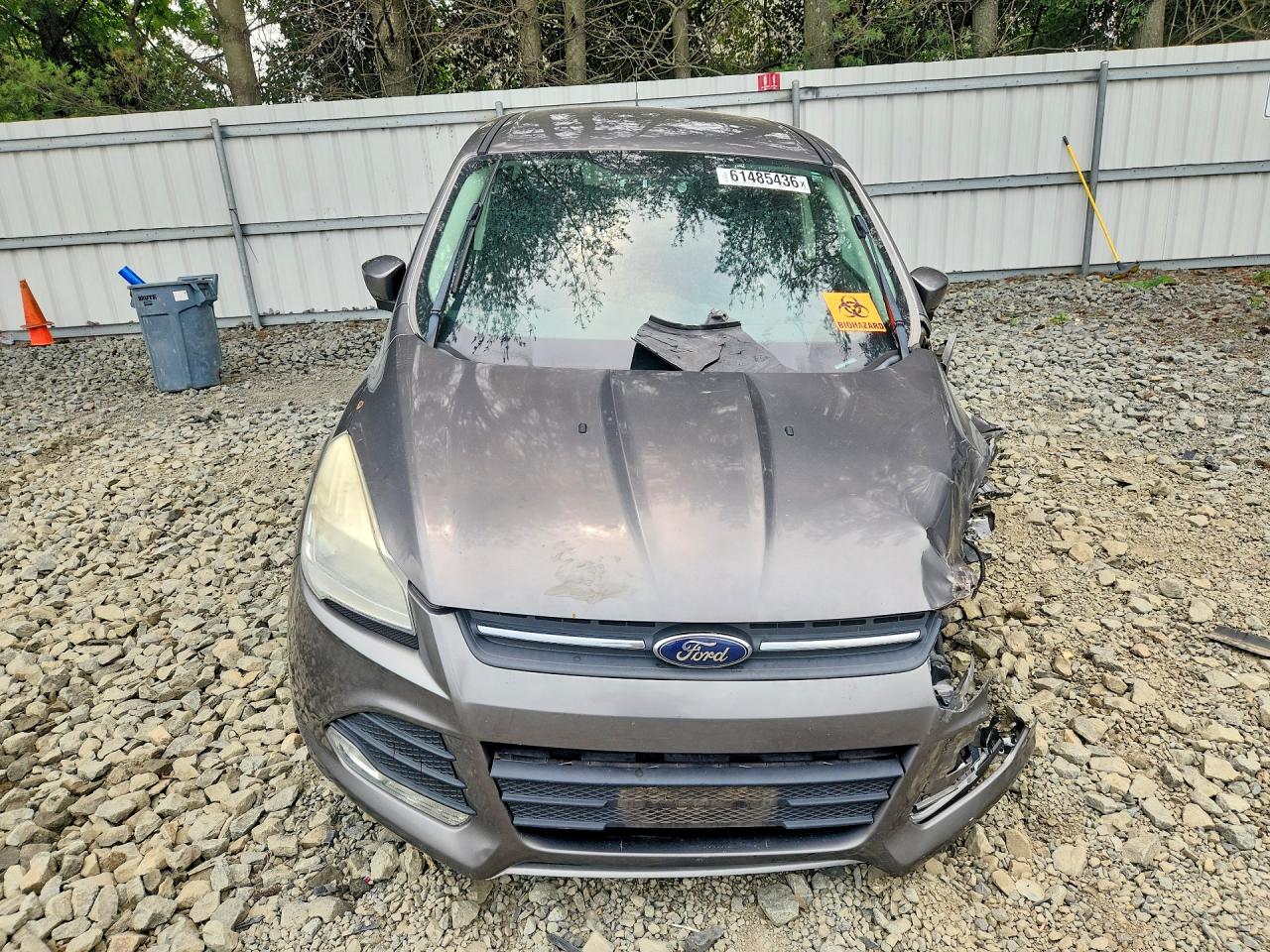 2014 Ford Escape Se Gray vin: 1FMCU0GX3EUD55308