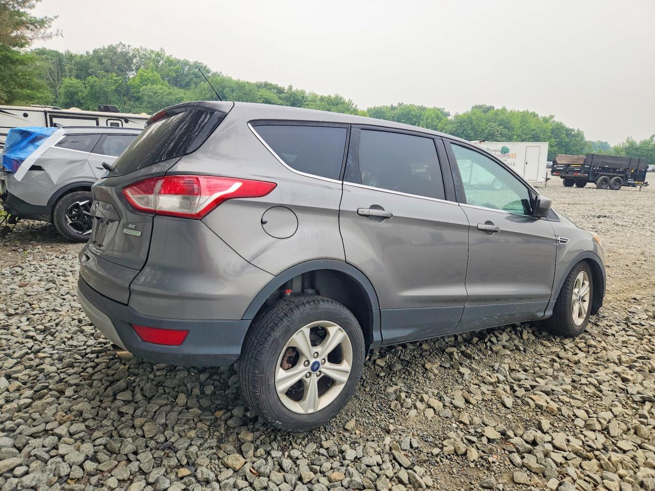 2014 Ford Escape Se Gray vin: 1FMCU0GX3EUD55308