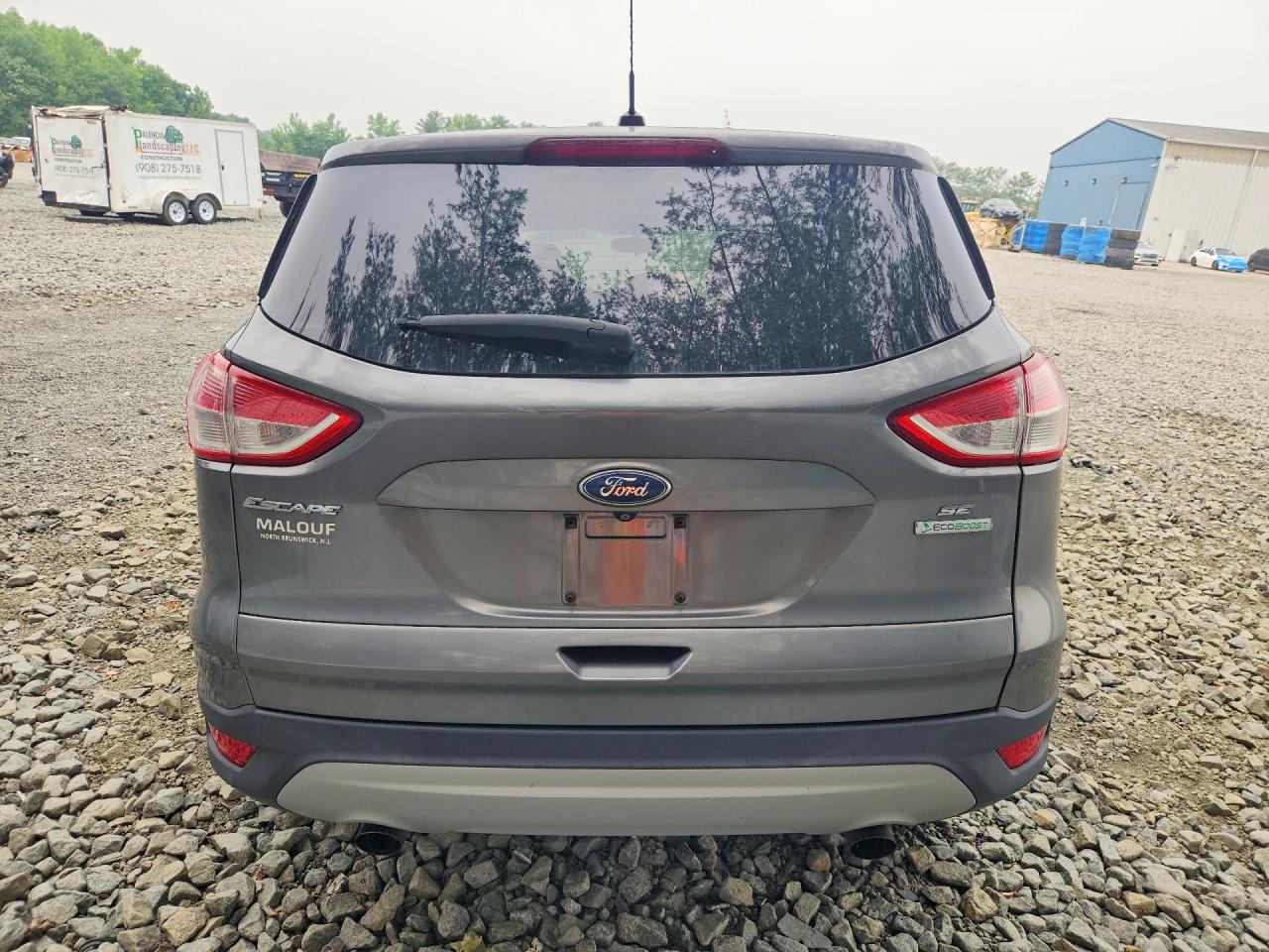 2014 Ford Escape Se Gray vin: 1FMCU0GX3EUD55308