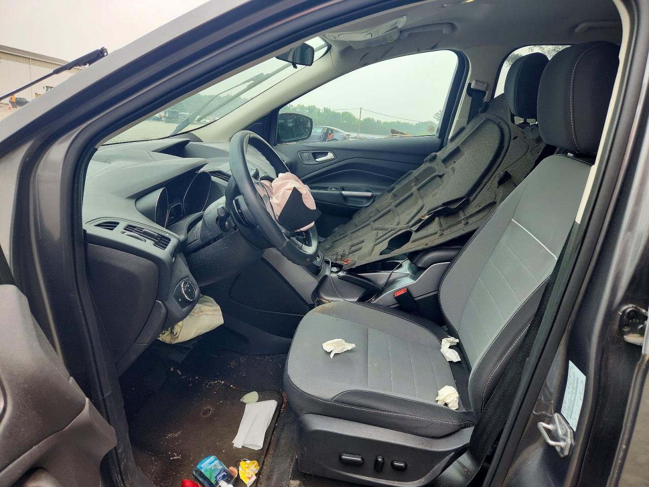 2014 Ford Escape Se Gray vin: 1FMCU0GX3EUD55308