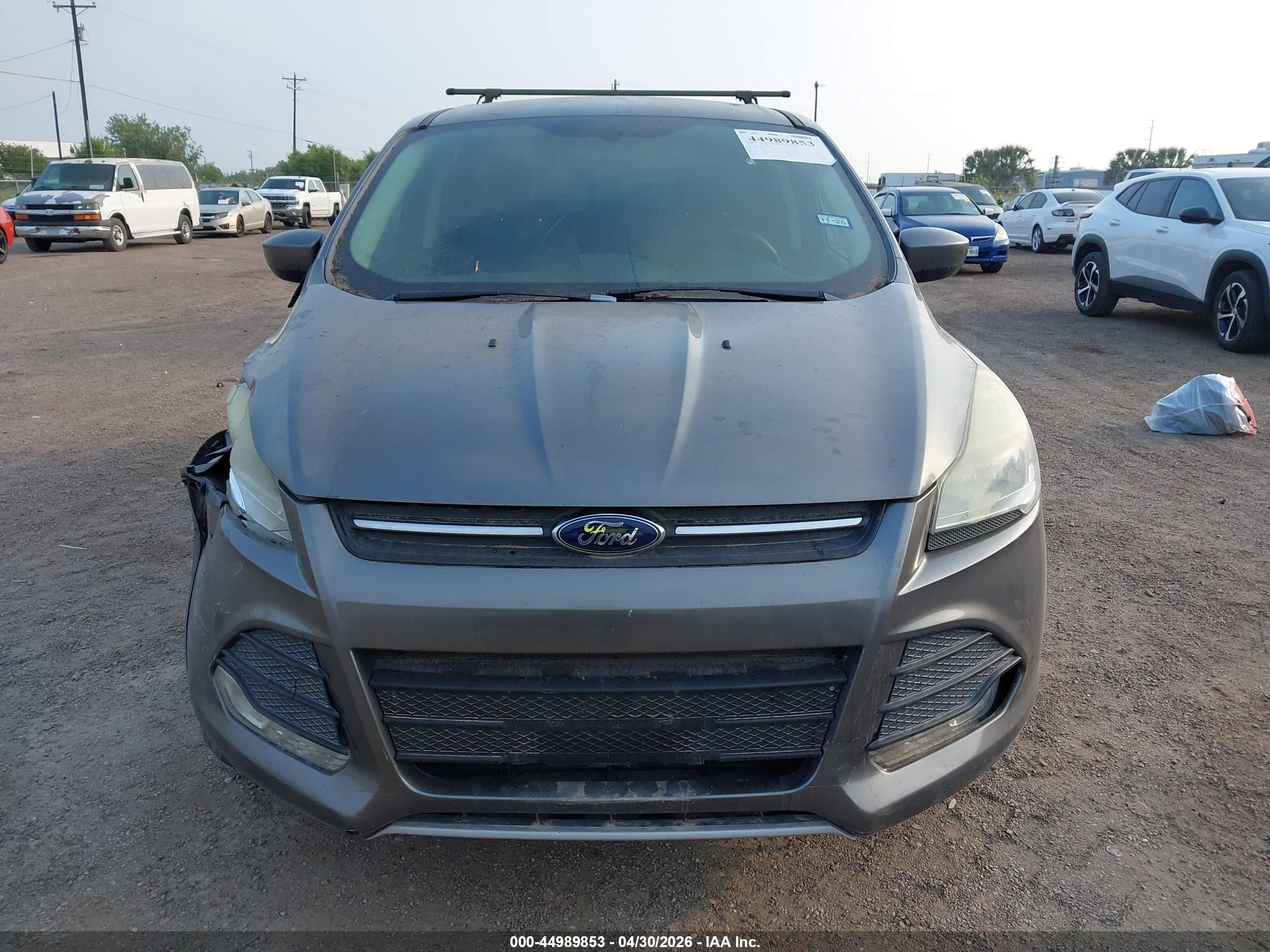 2014 Ford Escape Se Gray vin: 1FMCU0GX3EUD64851