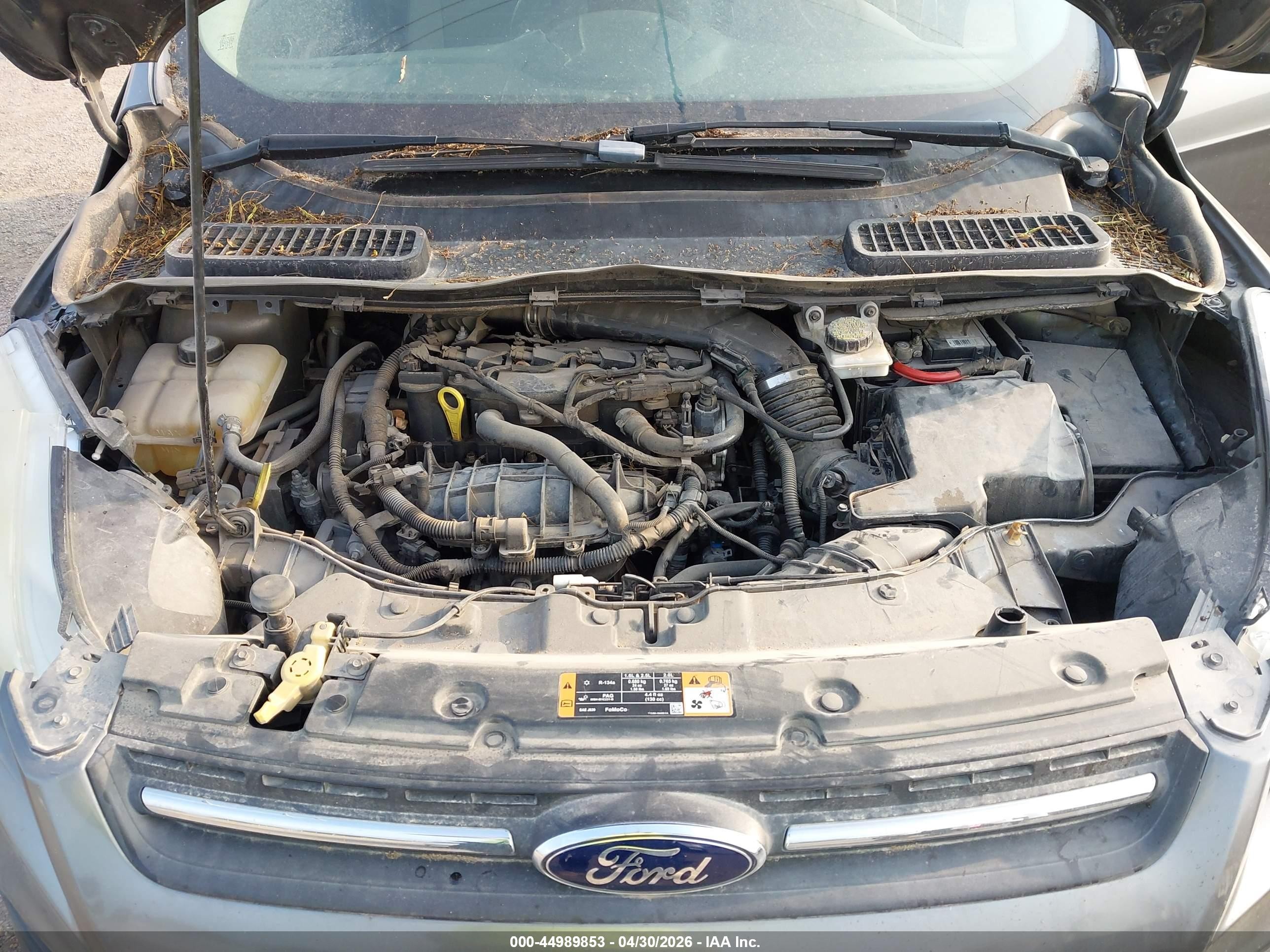2014 Ford Escape Se Gray vin: 1FMCU0GX3EUD64851