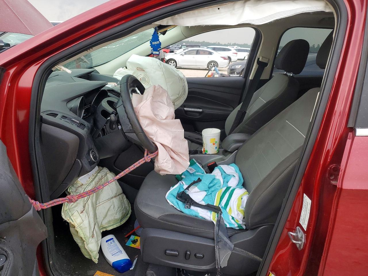 2014 Ford Escape Se Red vin: 1FMCU0GX3EUD70763