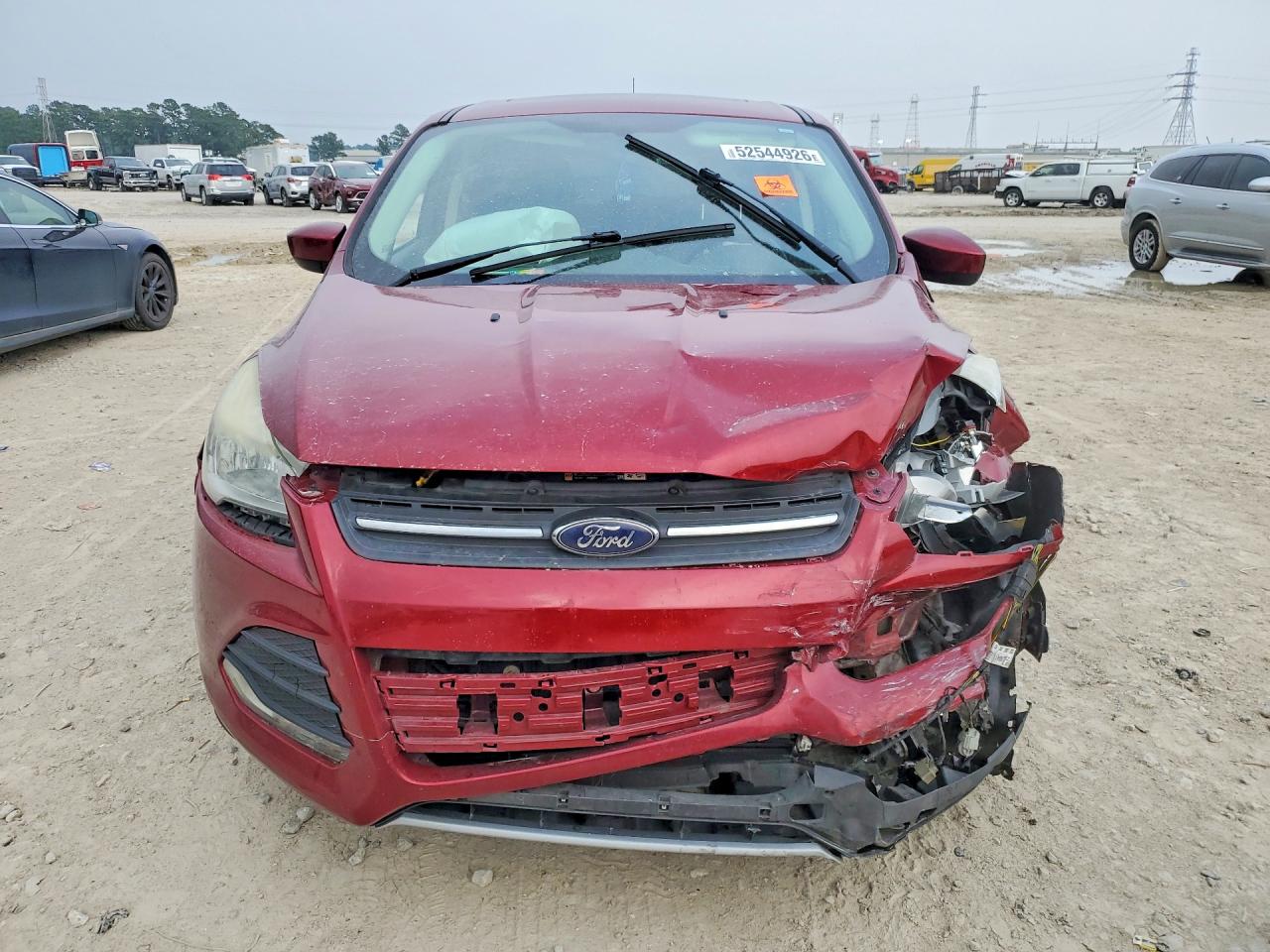 2014 Ford Escape Se Red vin: 1FMCU0GX3EUD70763