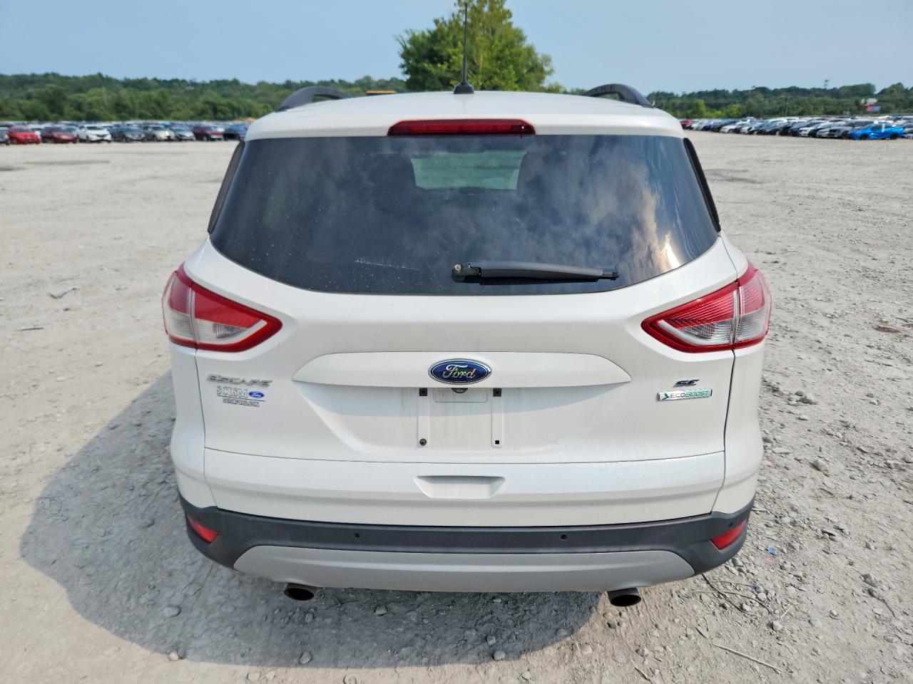 2014 Ford Escape Se Белый vin: 1FMCU0GX3EUD84789