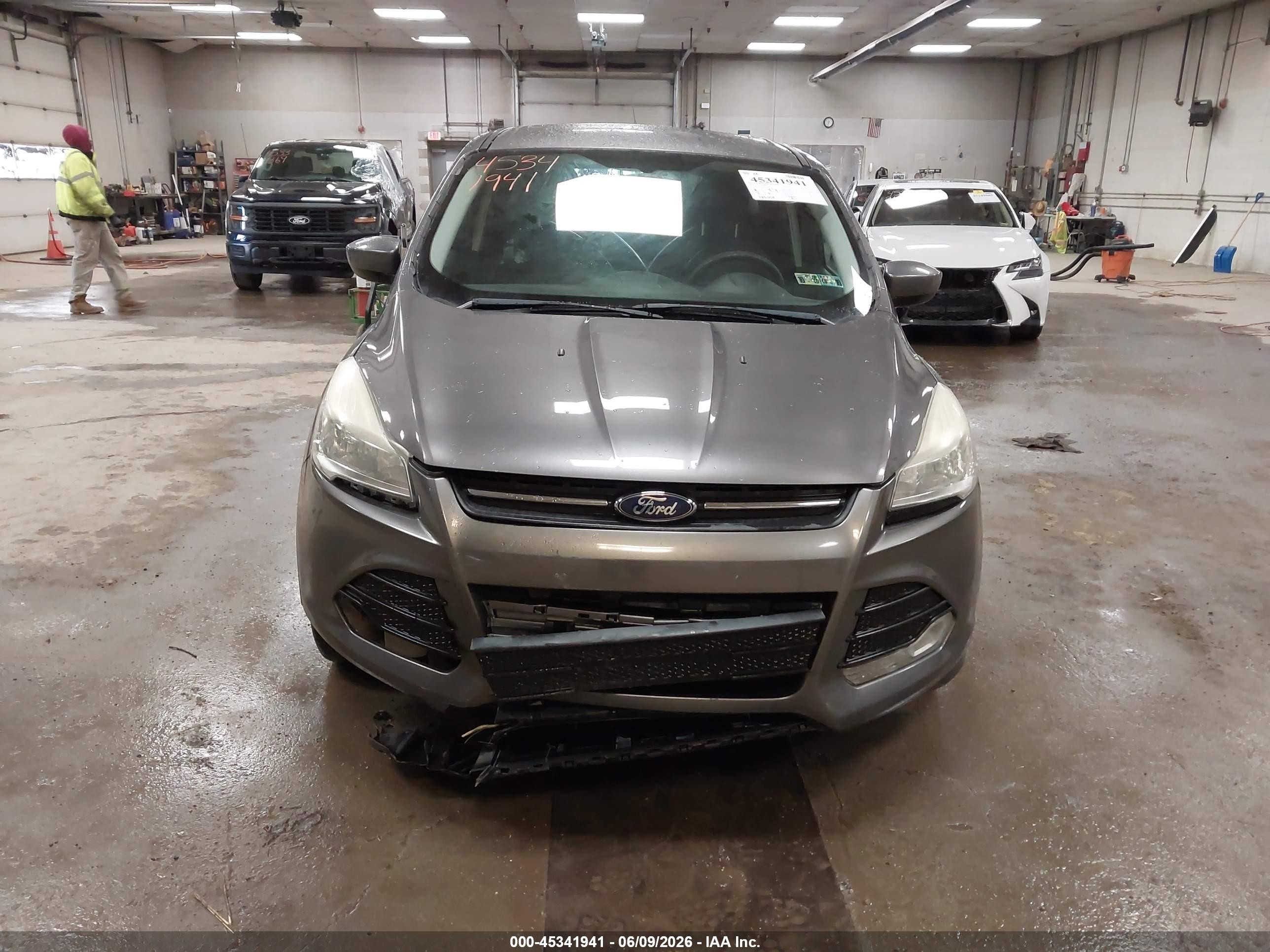 2014 Ford Escape Se Gray vin: 1FMCU0GX3EUE48006